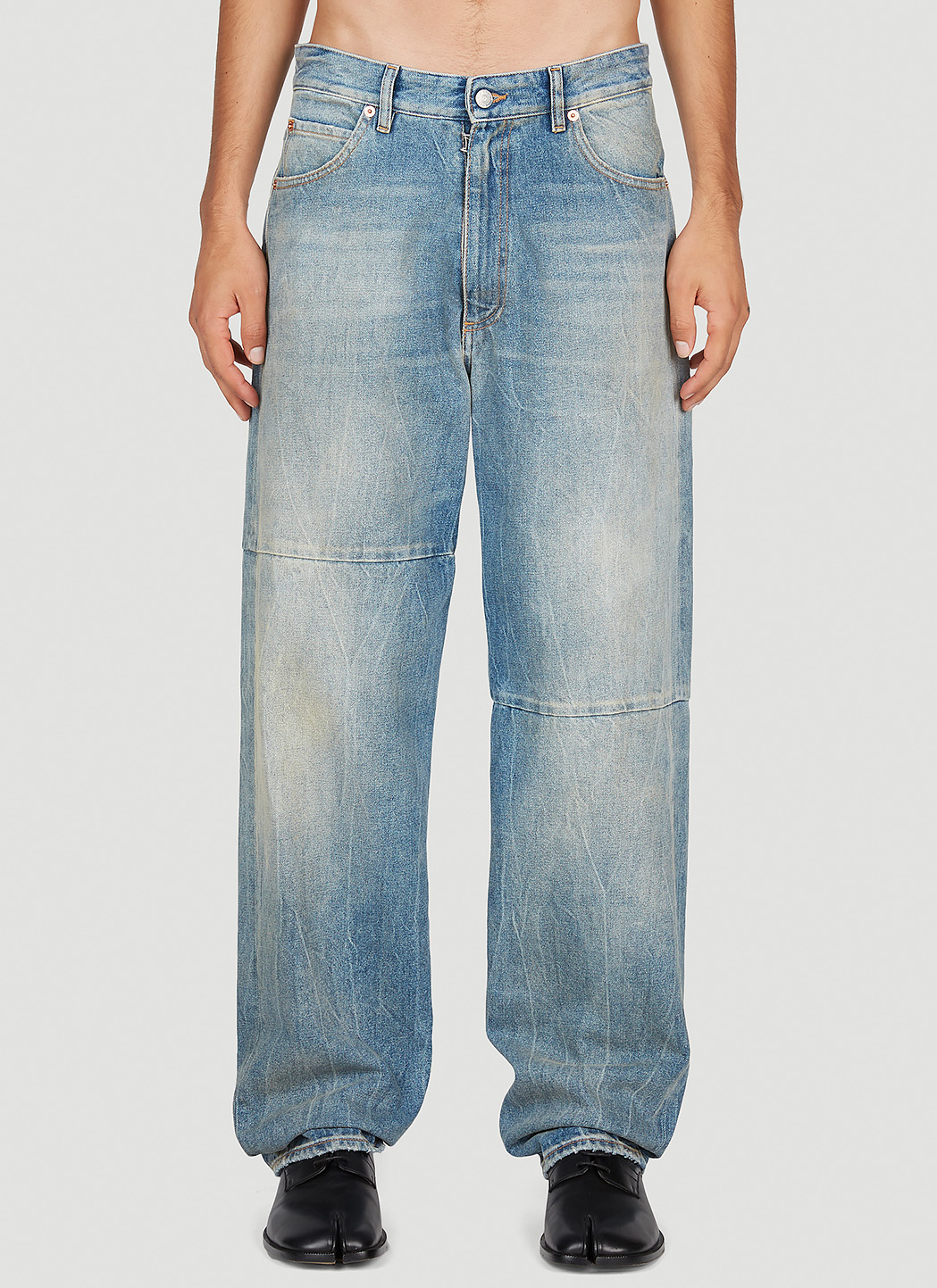 MM6 Maison Margiela メンズ イレギュラーシームジーンズ の