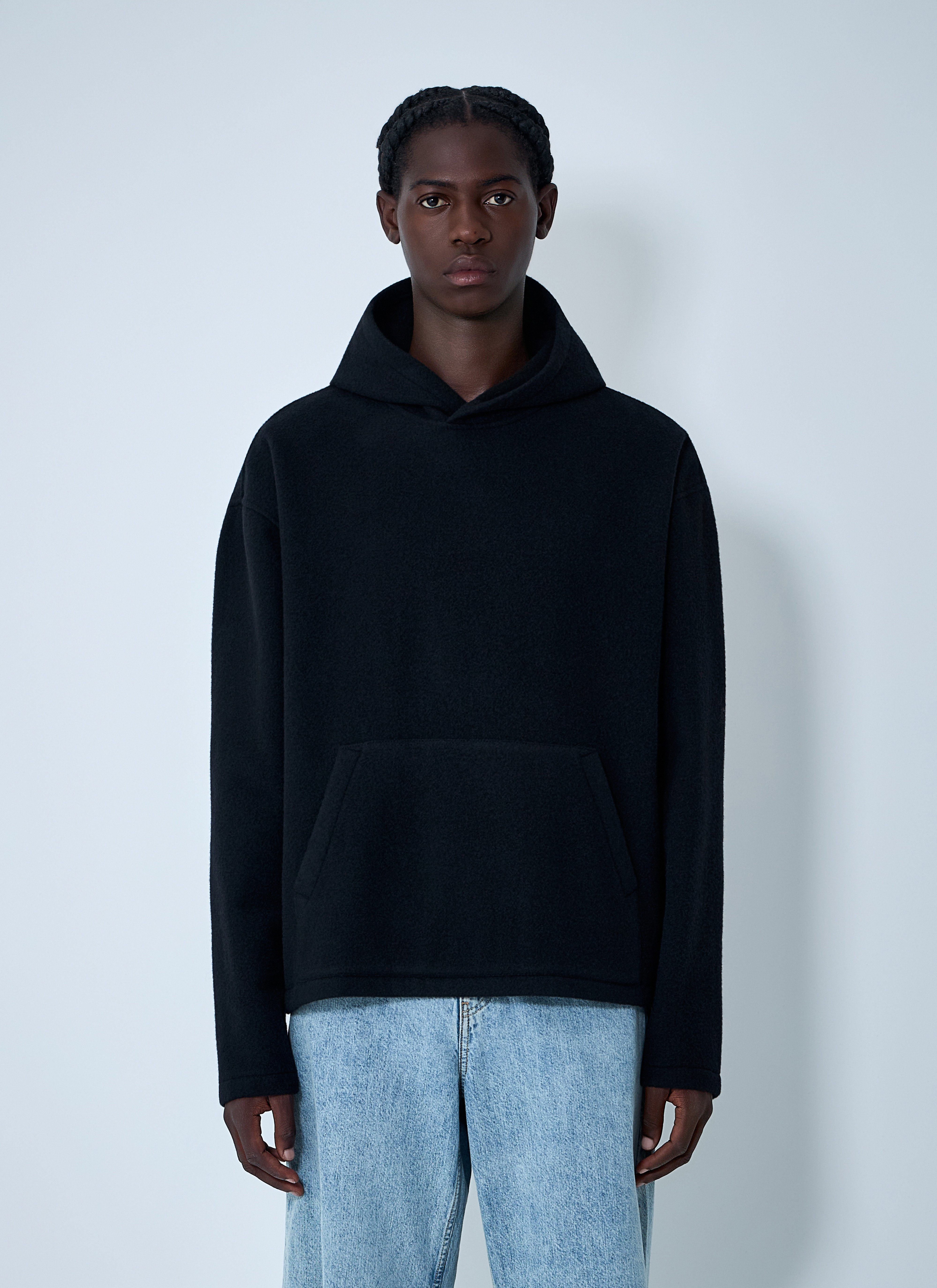 RIER Women's' Hooded Fleece Sweatshirt in Black | LN-CC®