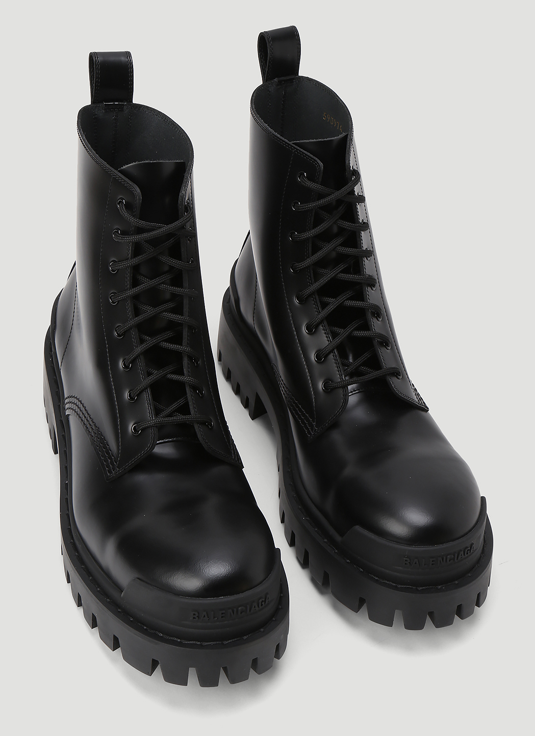 balenciaga laces black