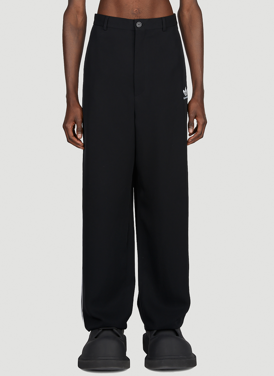 パンツ BALENCIAGA 24aw fluid tailored pants xxs Women's Baggy Tailored Trousers in Black | Balenciaga GB