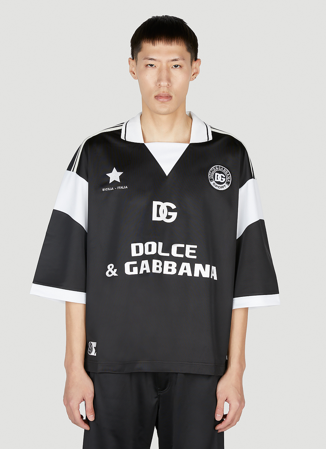 Dolce&Gabbana Soccer Logo Polo Shirt