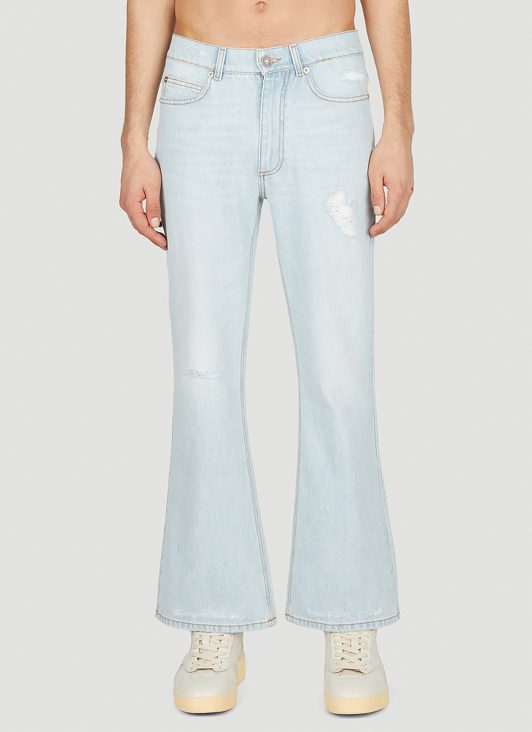 Distressed Denim Jeans