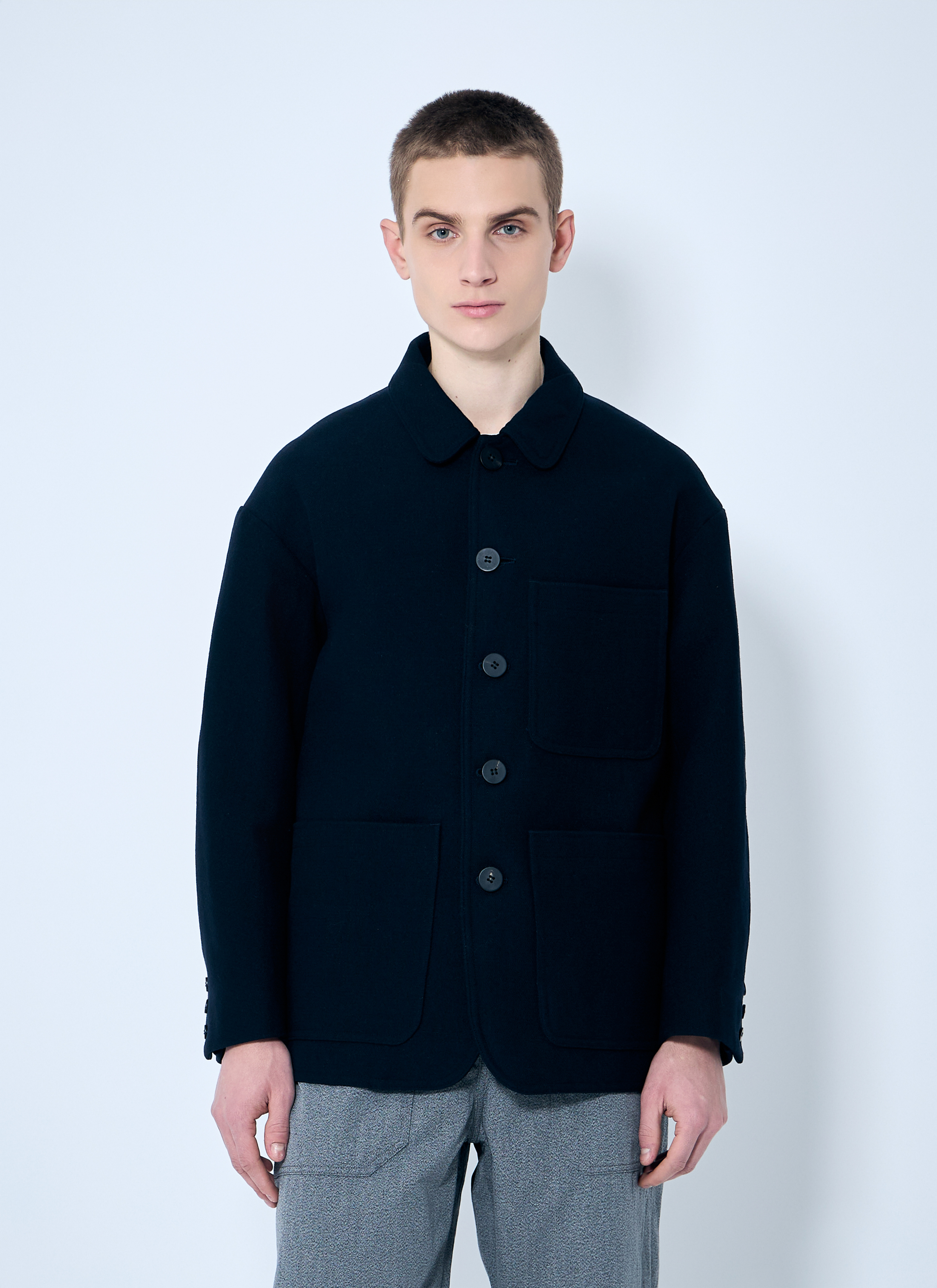 Visvim Men's' Wilbur Jacket in Blue | LN-CC® Visvim Men's' Wilbur Jacket in Blue | LN-CC®