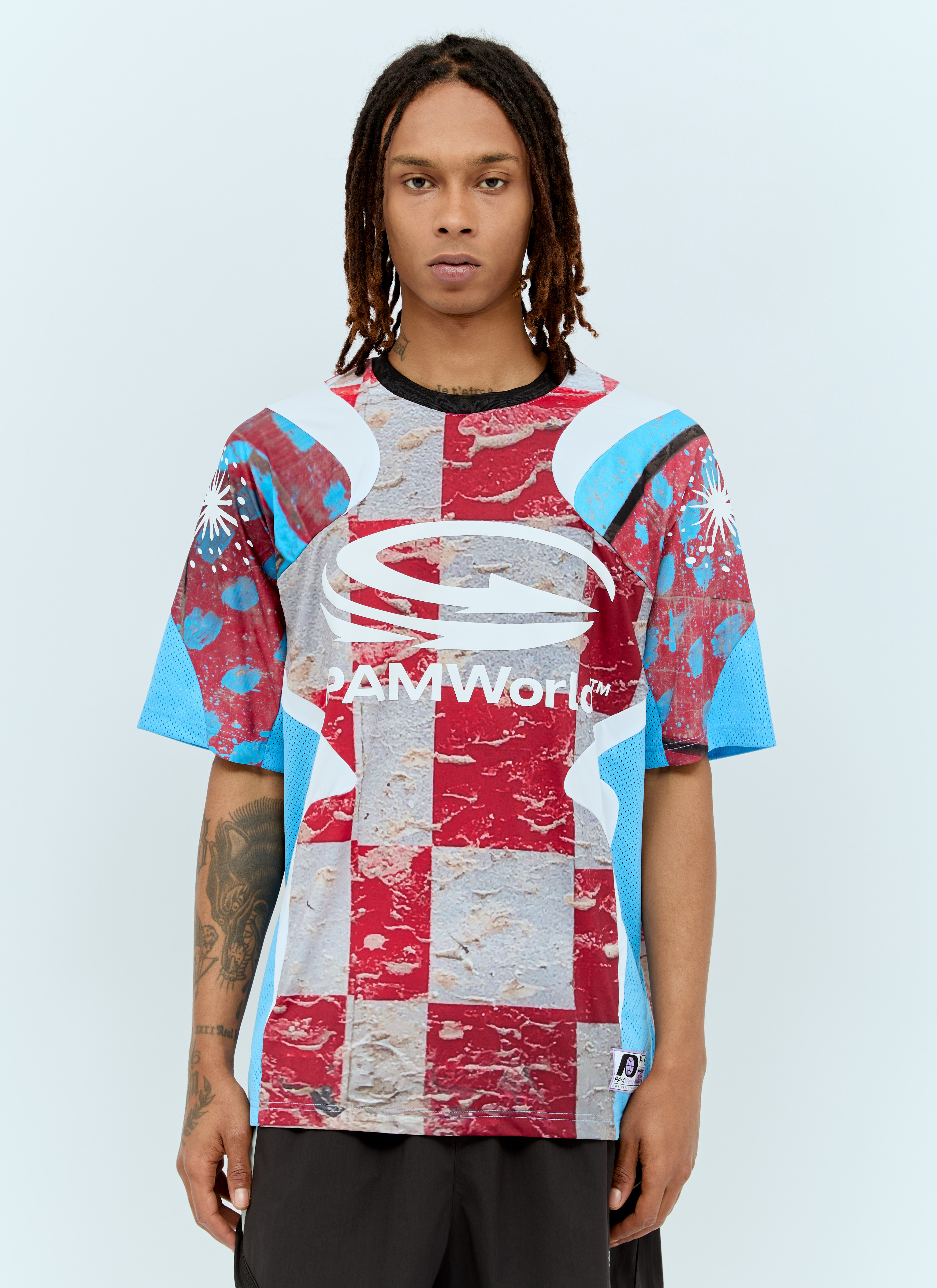 トップス P.A.M. / STARGATE SHORT SLEEVE JERSEY P.A.M. Stargate Football Jersey en Multicolour pour femme | LN-CC®