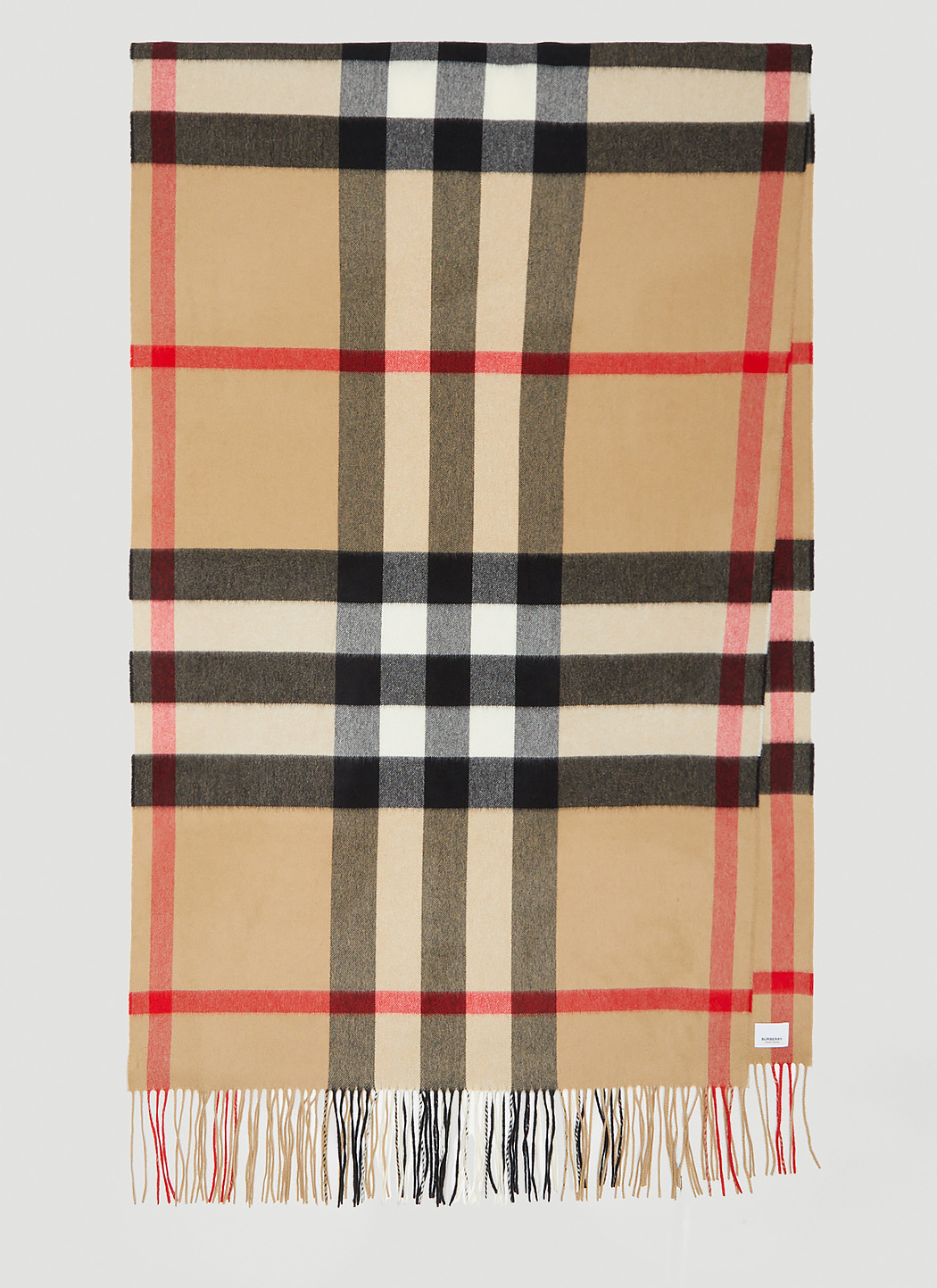 Half Mega Check Scarf