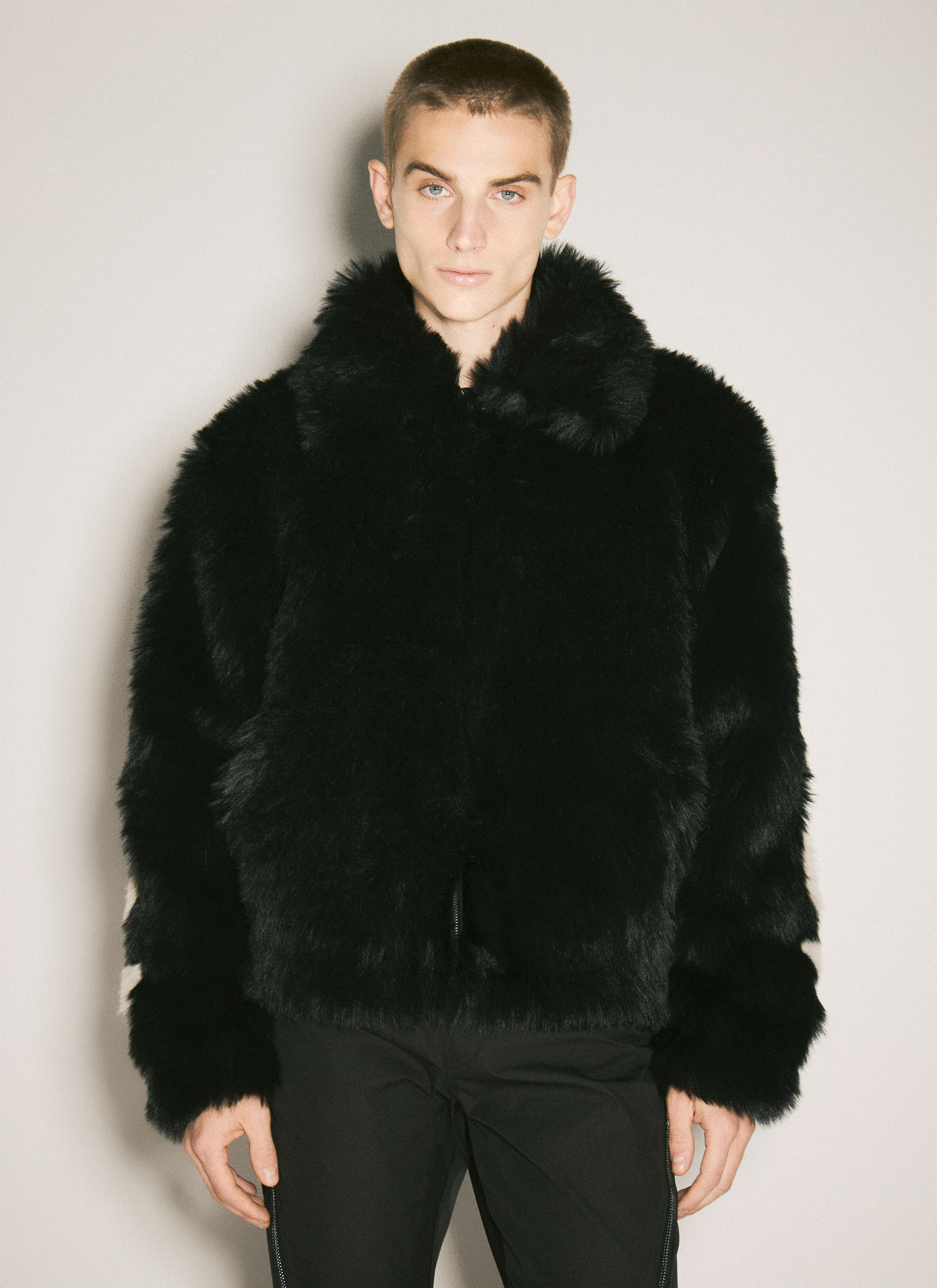 【THINK FUR】 Popcorn Fur Raglan Jacket THINK FUR】 Popcorn Fur Raglan Jacket THINK FUR】Popcorn Fur