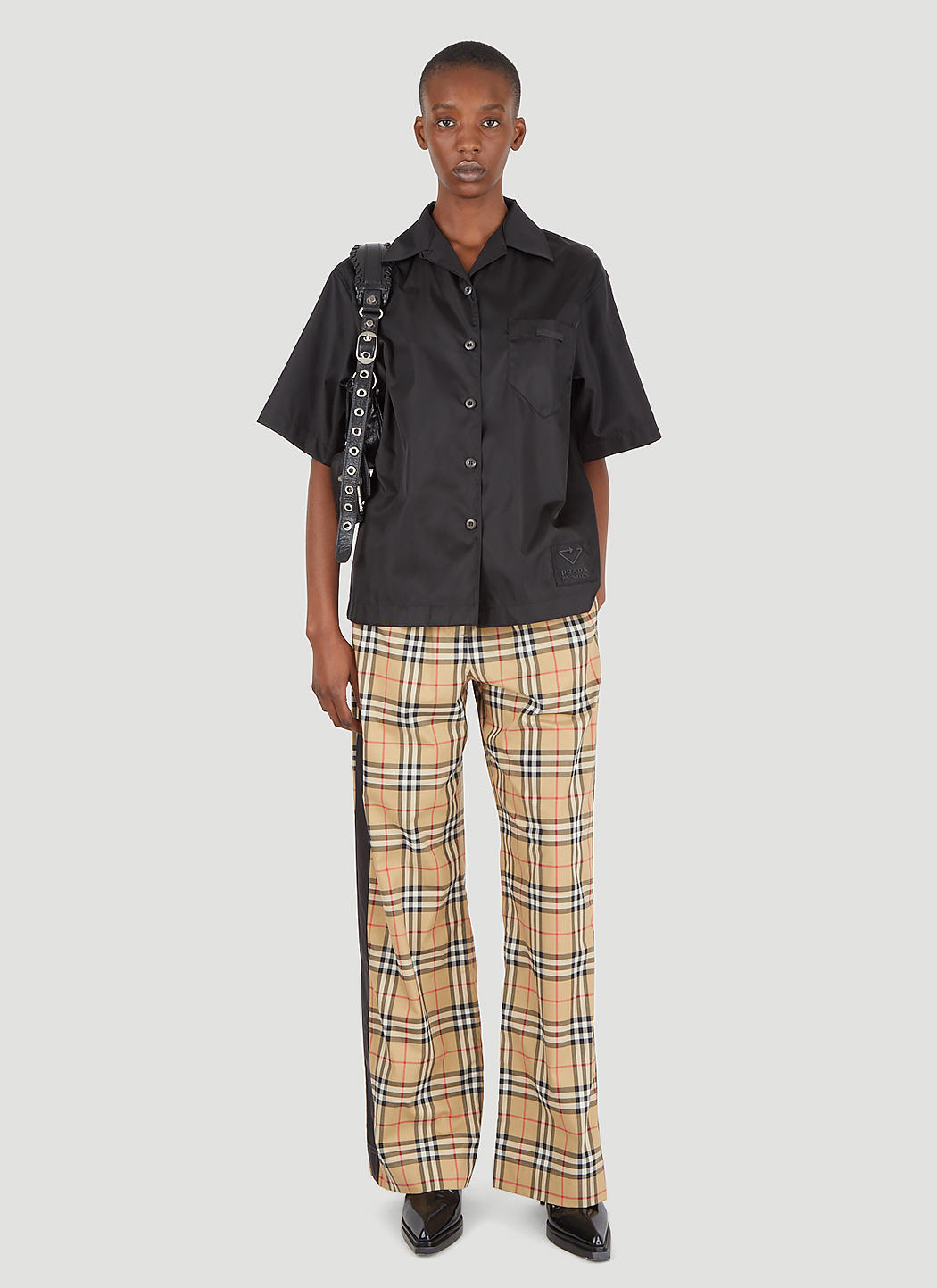 Burberry Women's Louane Check Pants in Beige | LN-CC