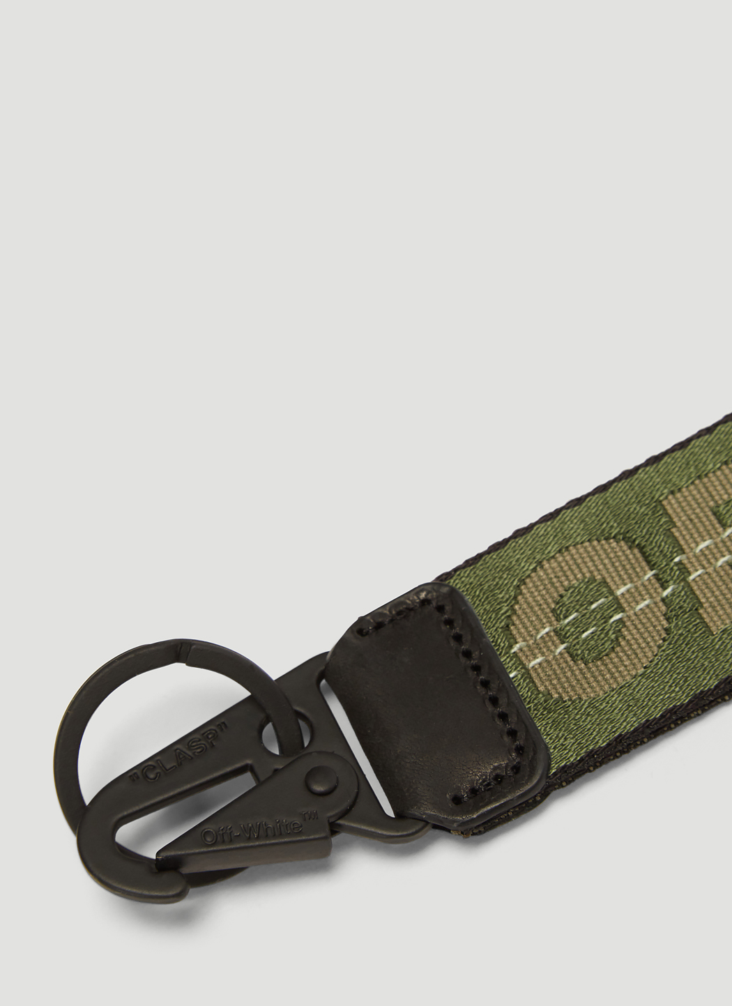 OffWhite Industrial Keychain in Green LNCC