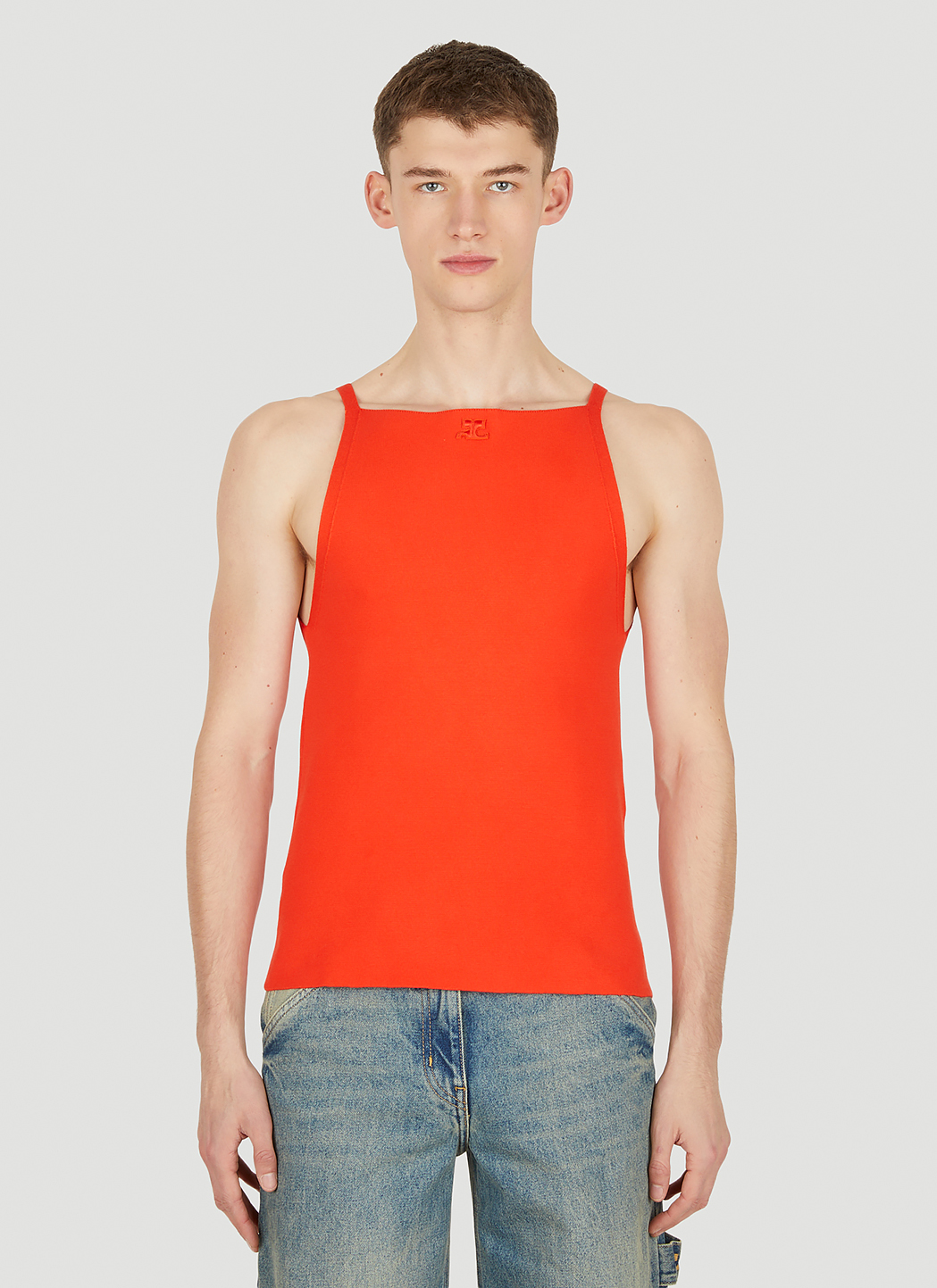 Courrèges High Neck Tank Top