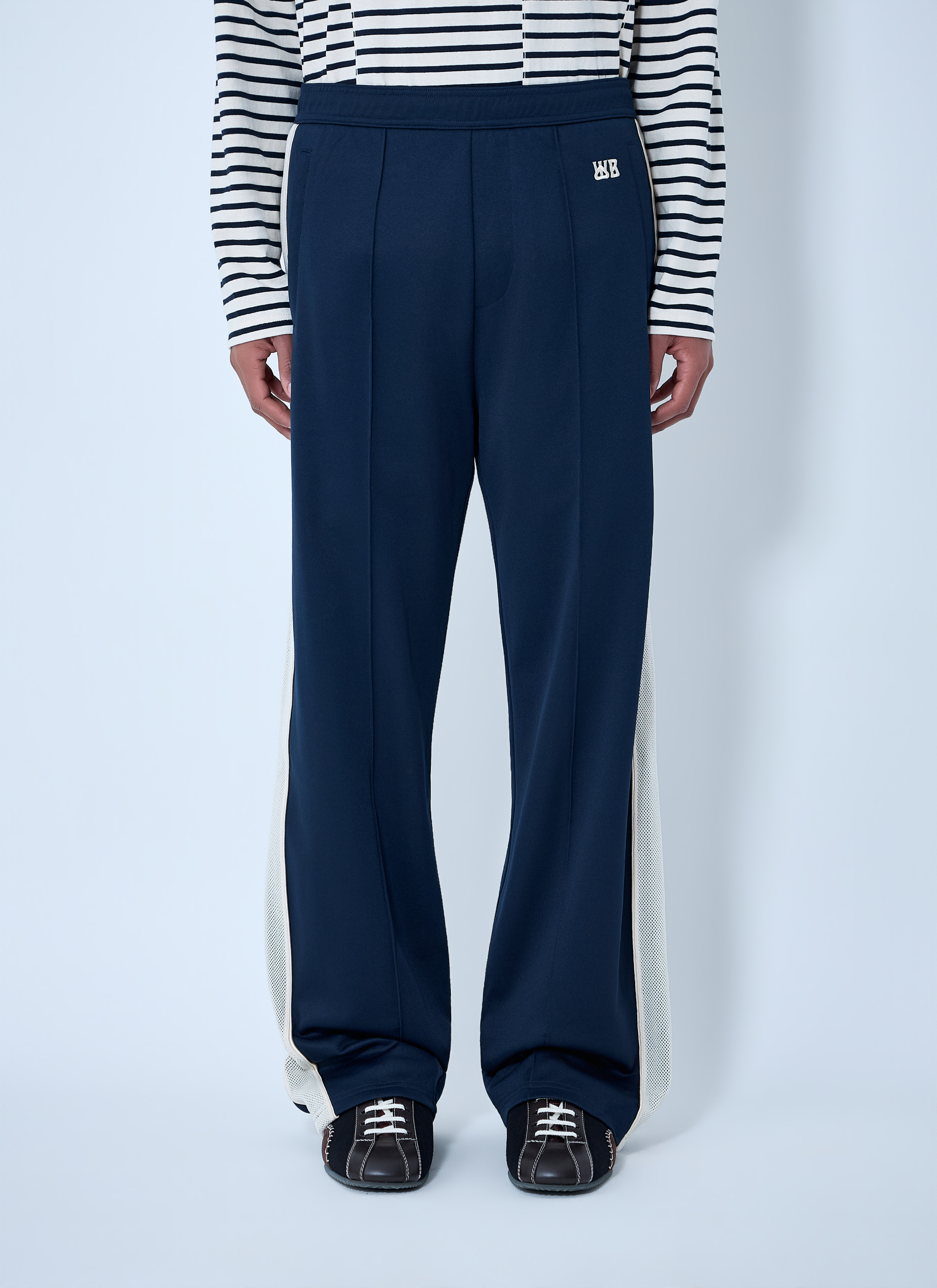 Wales Bonner Men's' Motion Track Pants in Navy | LN-CC®