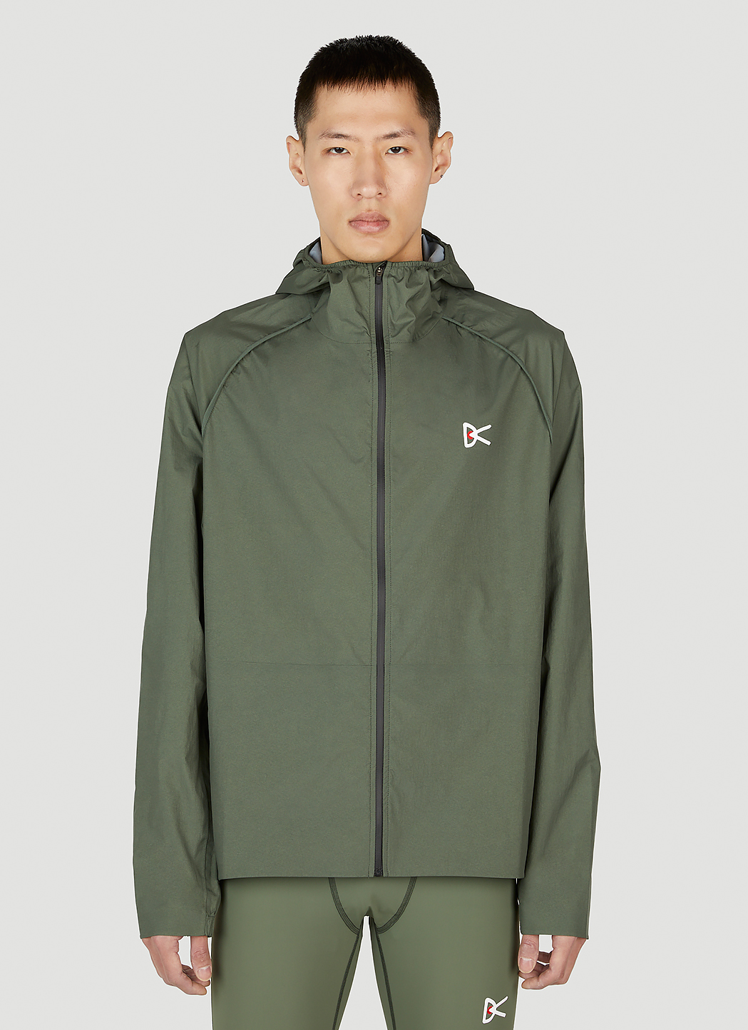 District Vision Greg Jacquard Fleece Jacket in Beige