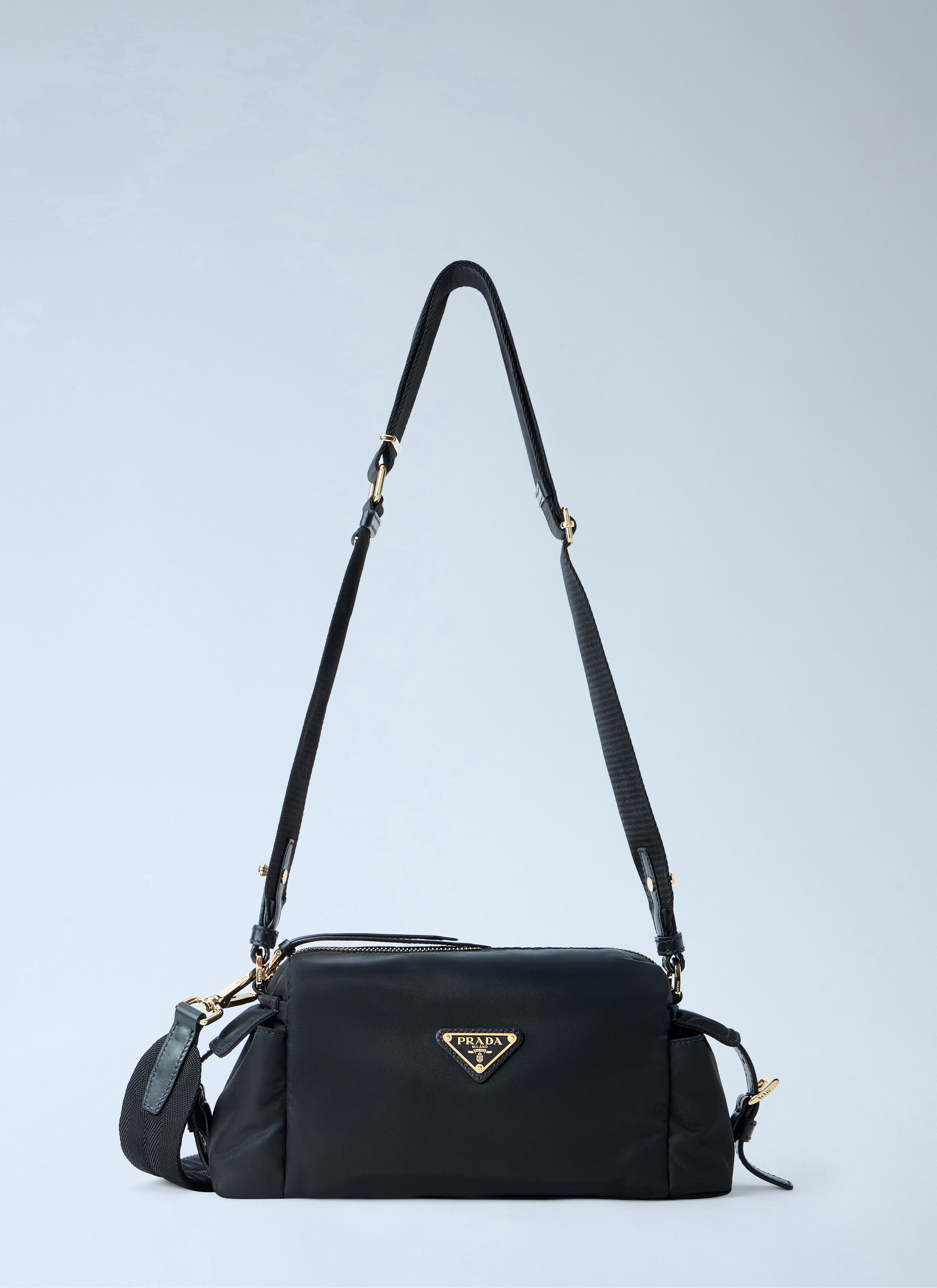 Prada Women's' Explore Small Re-Nylon and Leather Shoulder Bag in