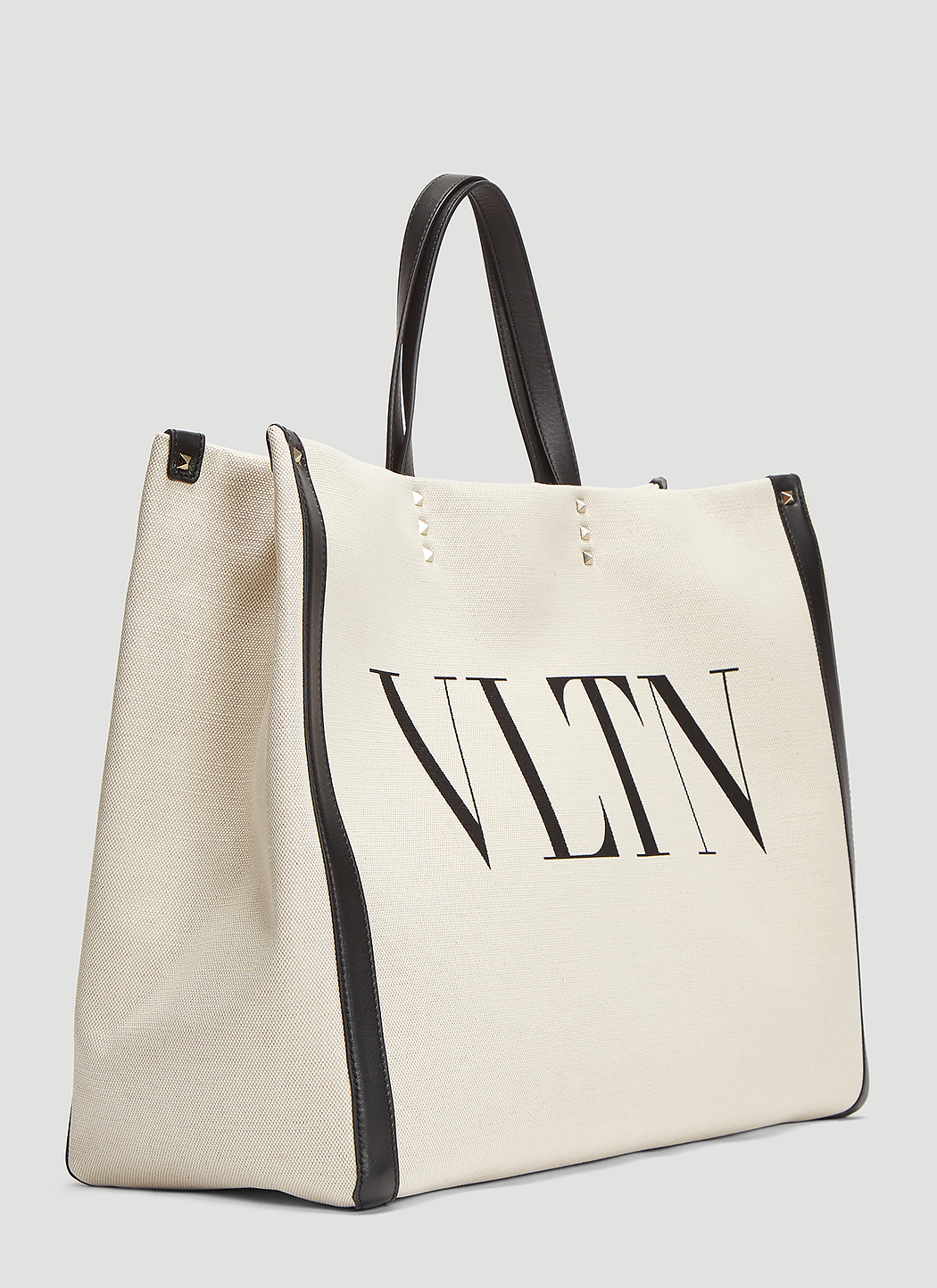 Valentino VLTN Canvas Tote Bag in Cream | LN-CC