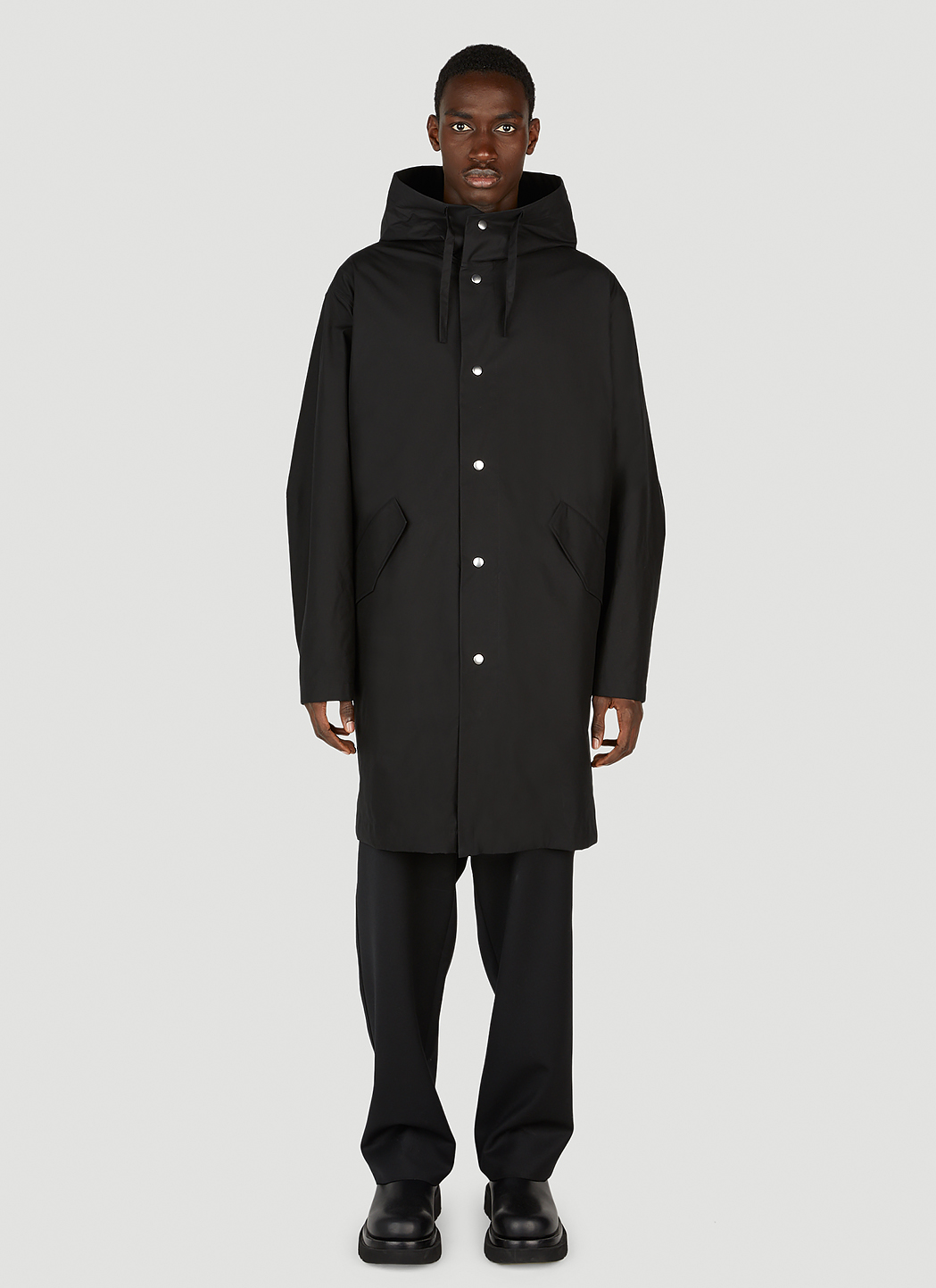 Logo Parka Coat