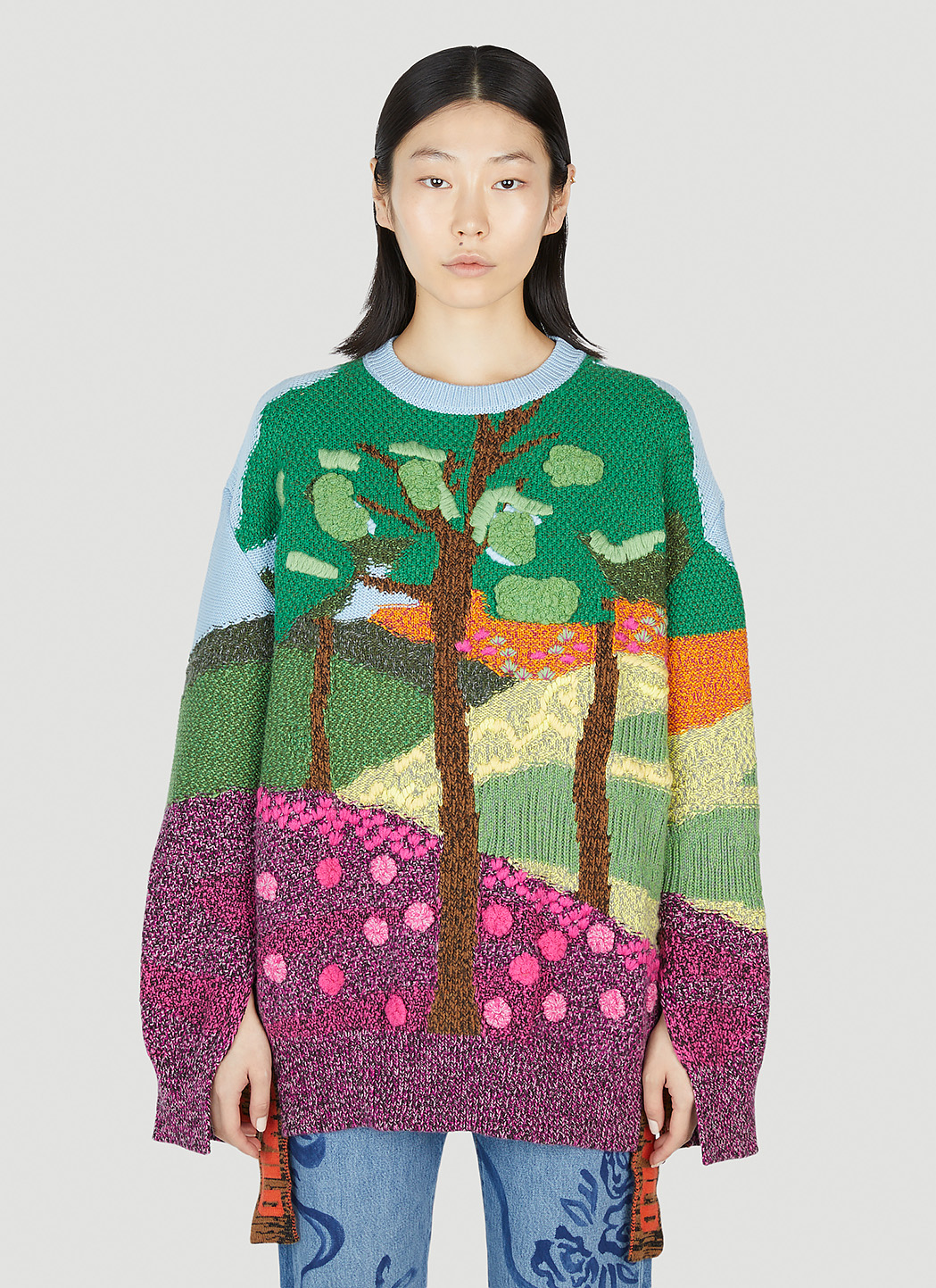 Tree Of Life Jaquard Knit Jumper