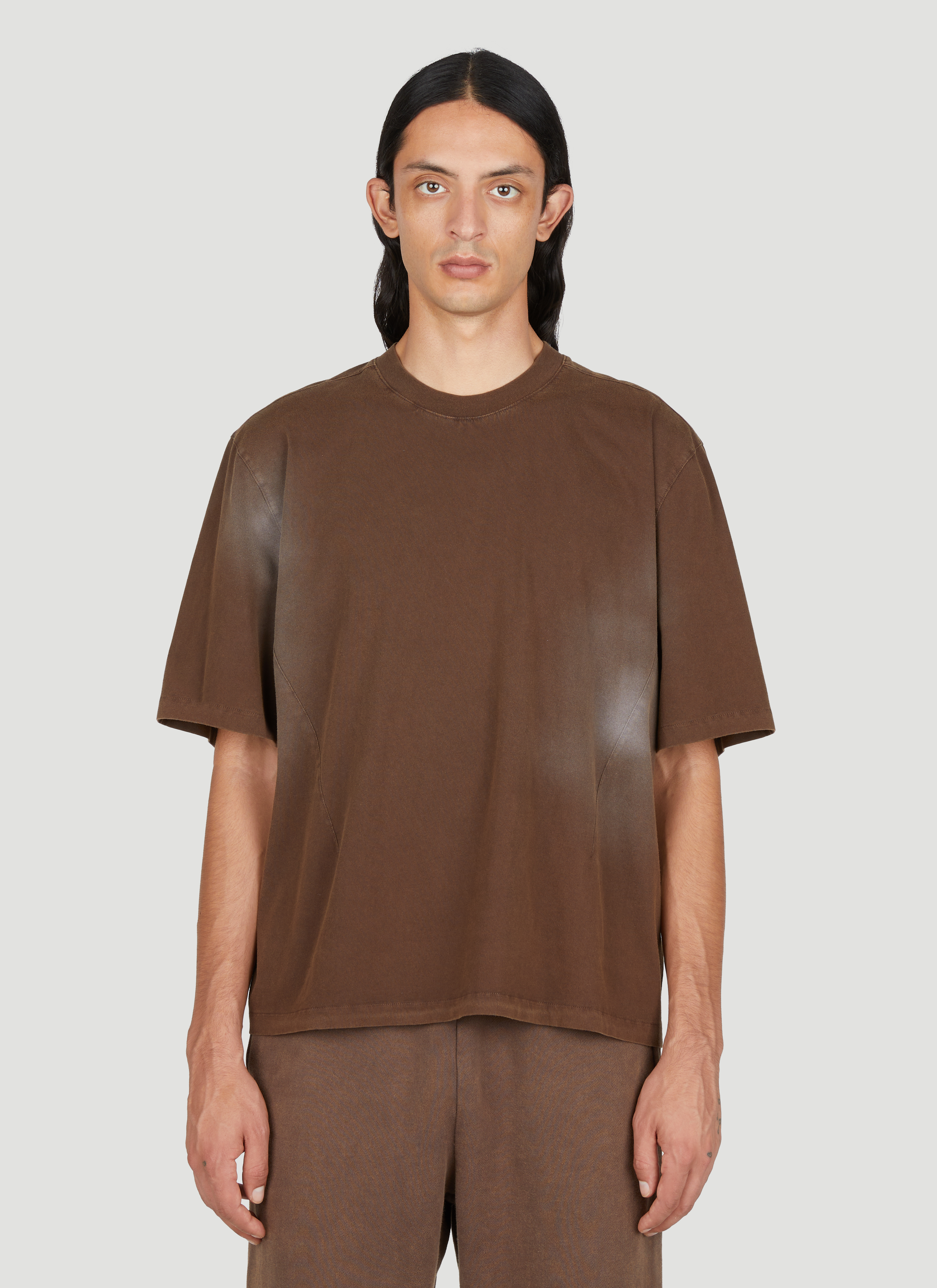 Tシャツ・カットソー ENTIRE STUDIOS Men T Shirts ES2361CO Brown Entire Studios - DART T-SHIRT | HBX - Globally Curated