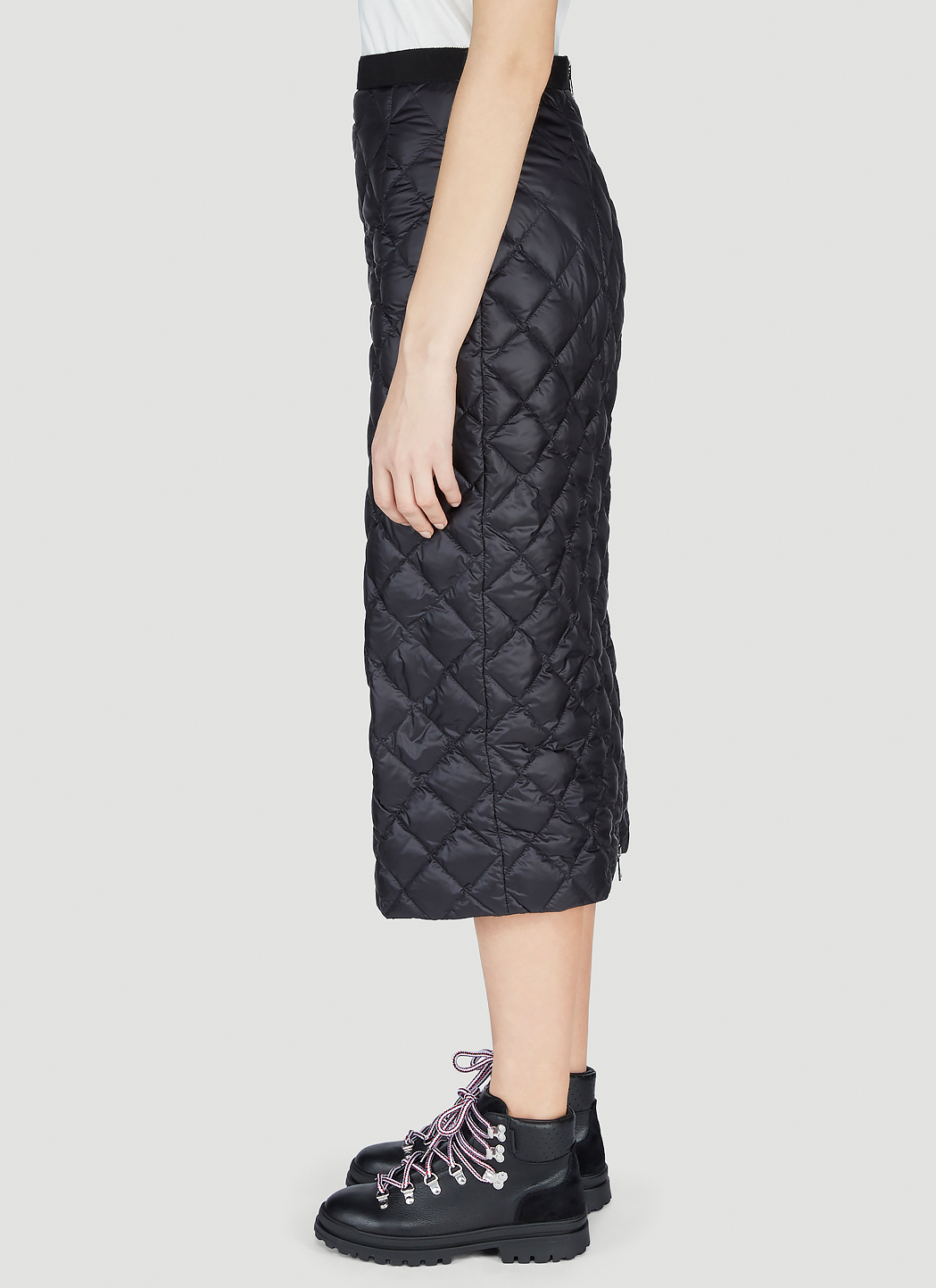Moncler Women's Quilted Skirt in Black LNCC