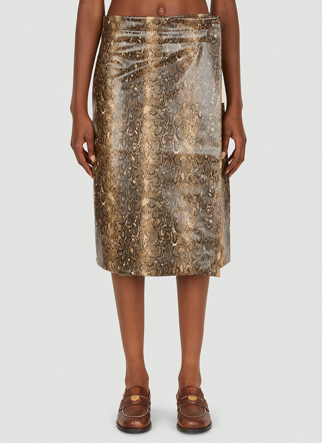Snake Wrap Skirt