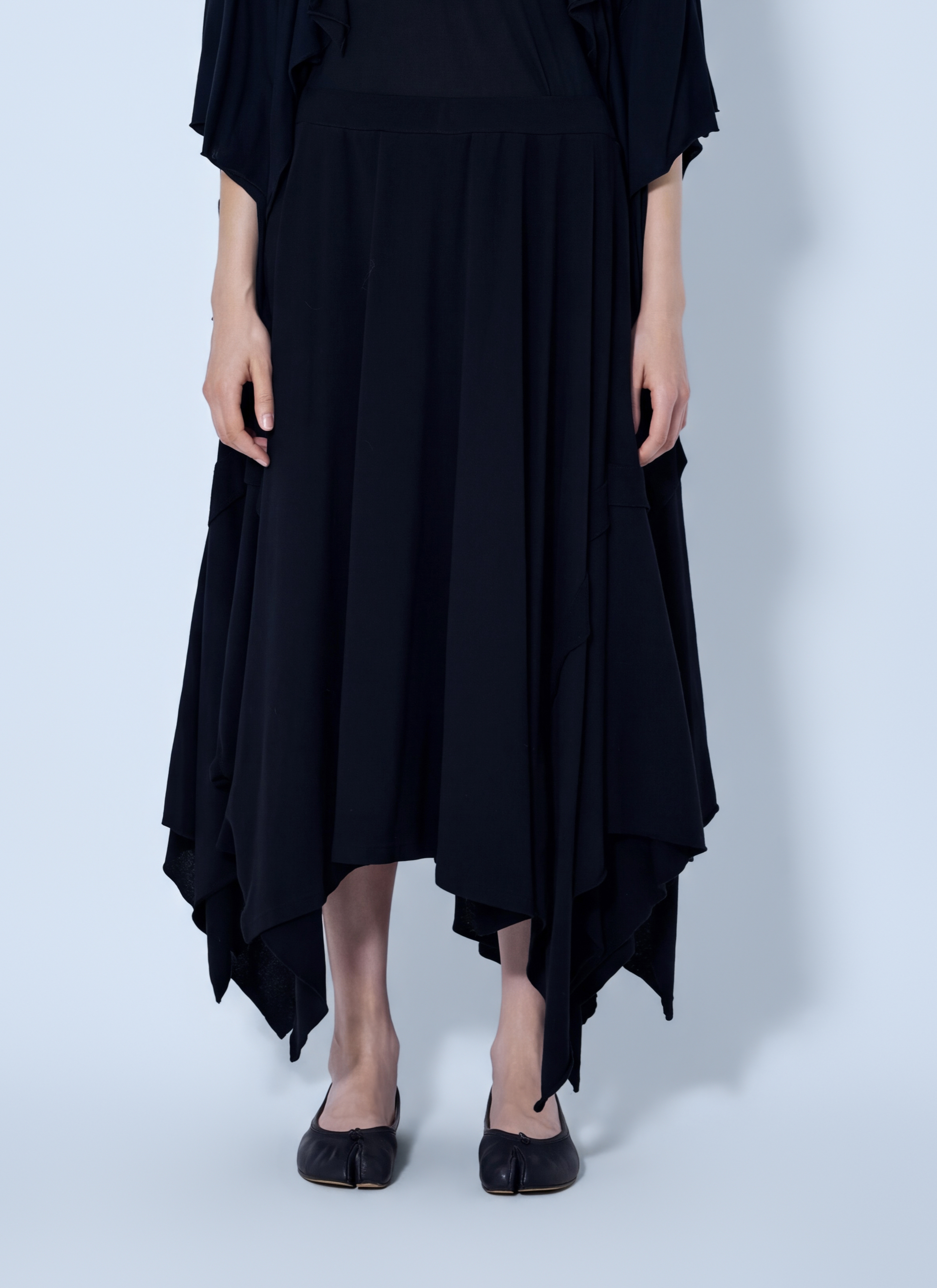 Yohji Yamamoto Yohji Yamamoto Draped Handkerchief Skirt