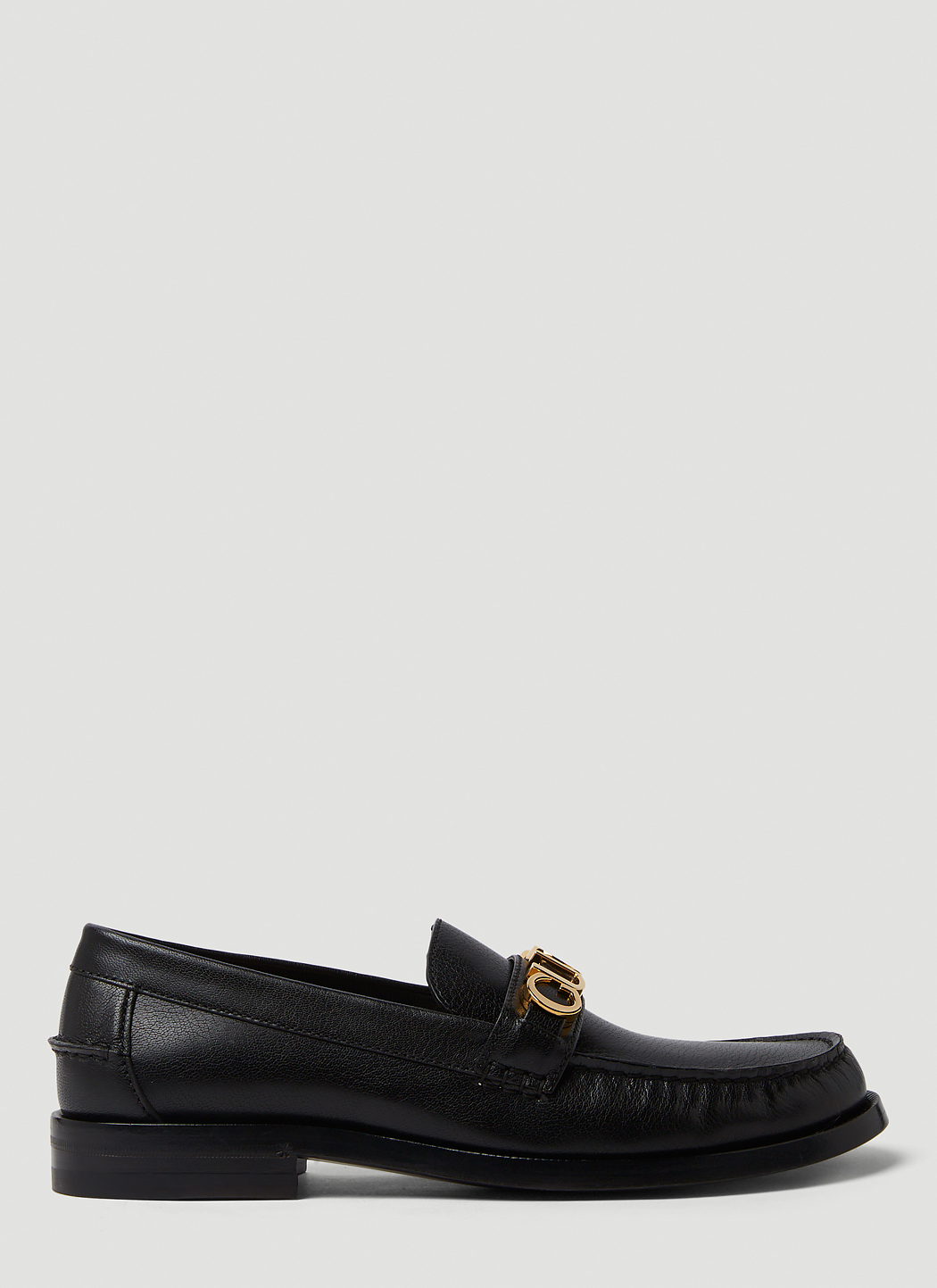 Logo Plaque Loafers
