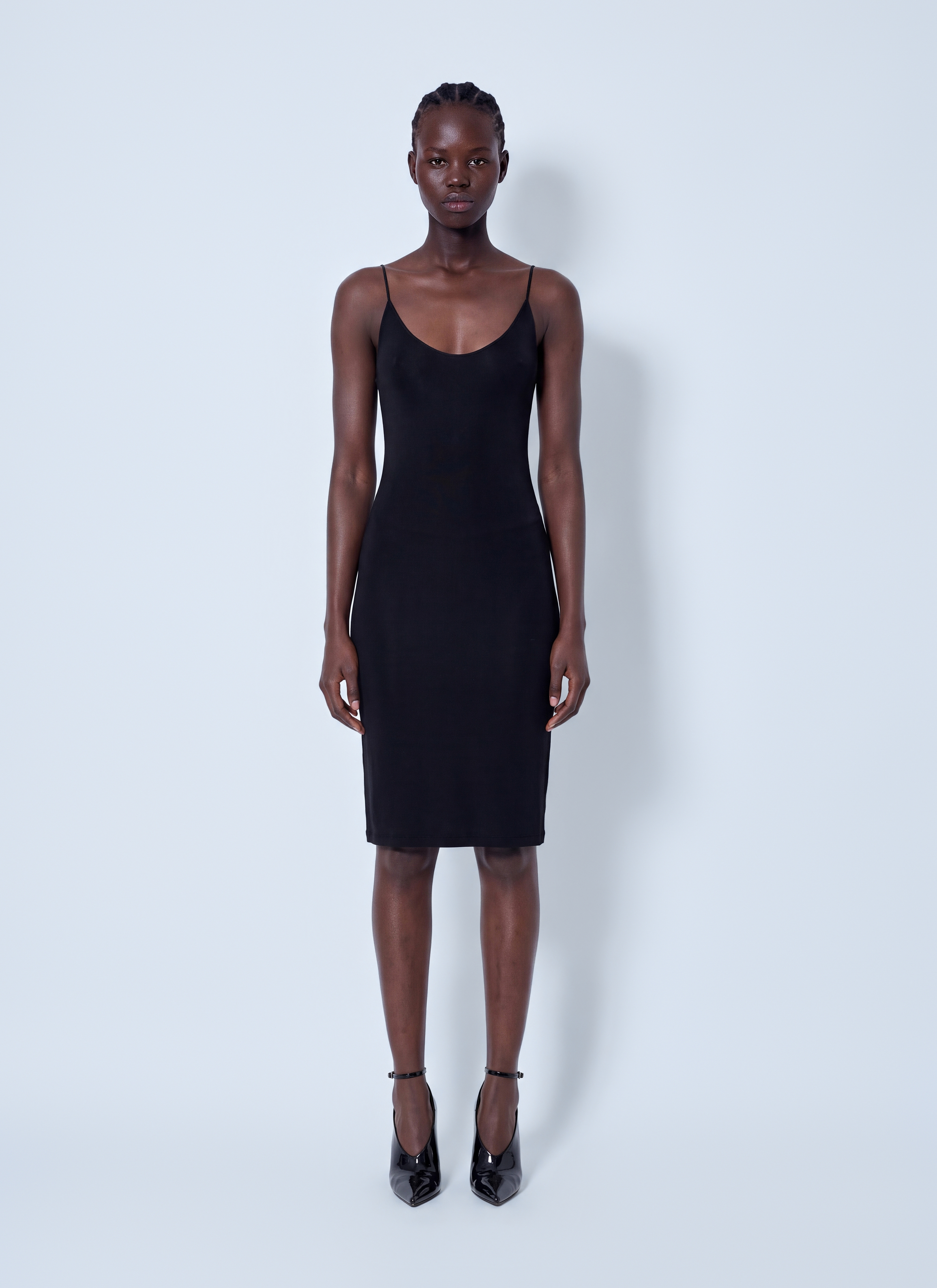 Saint Laurent Saint Laurent Strappy Midi Dress