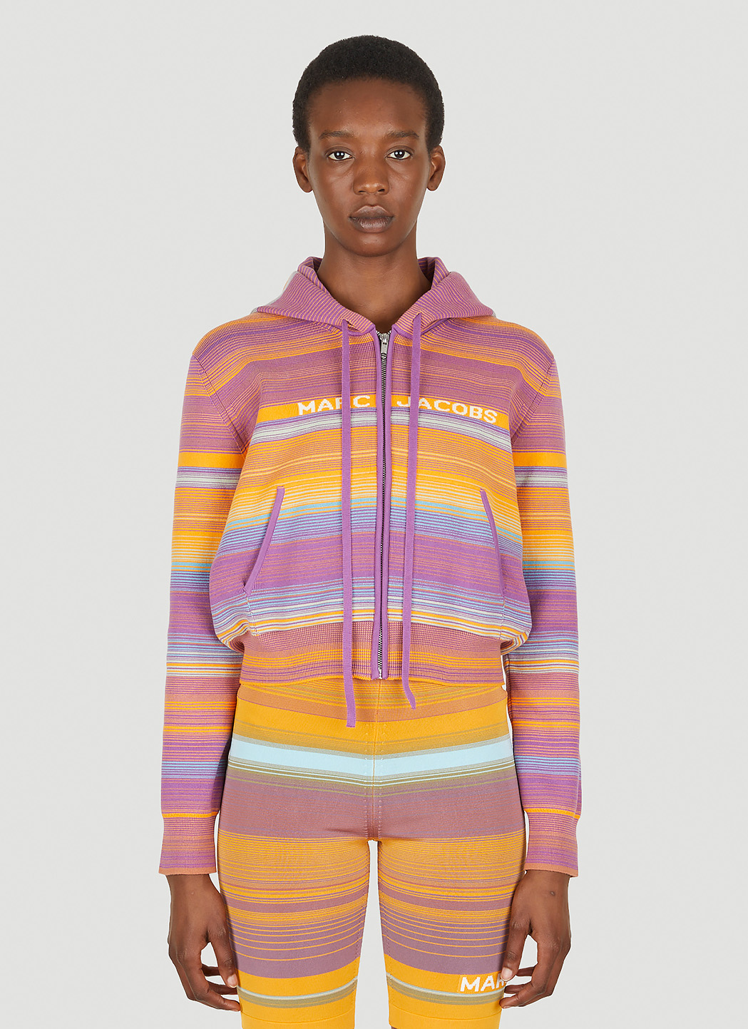 The Cropped Zipped Hooded Sweatshirt