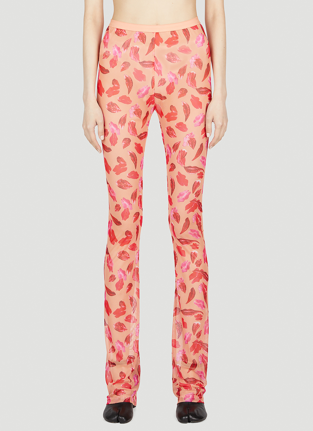 Lips Mesh Leggings