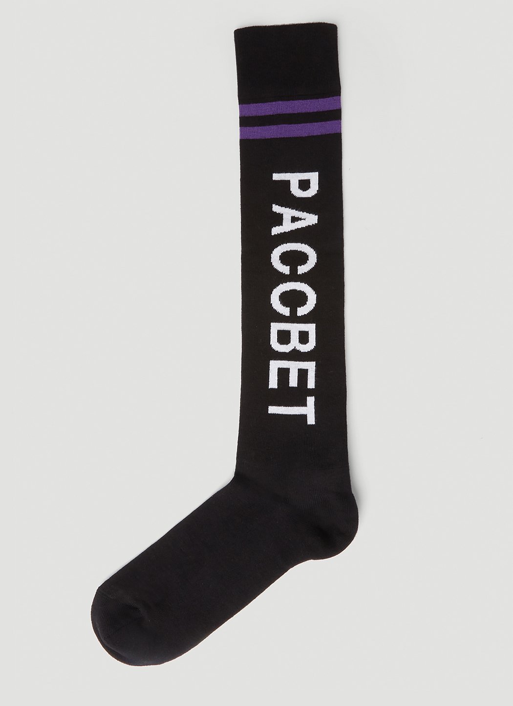 High Logo Intarsia Socks