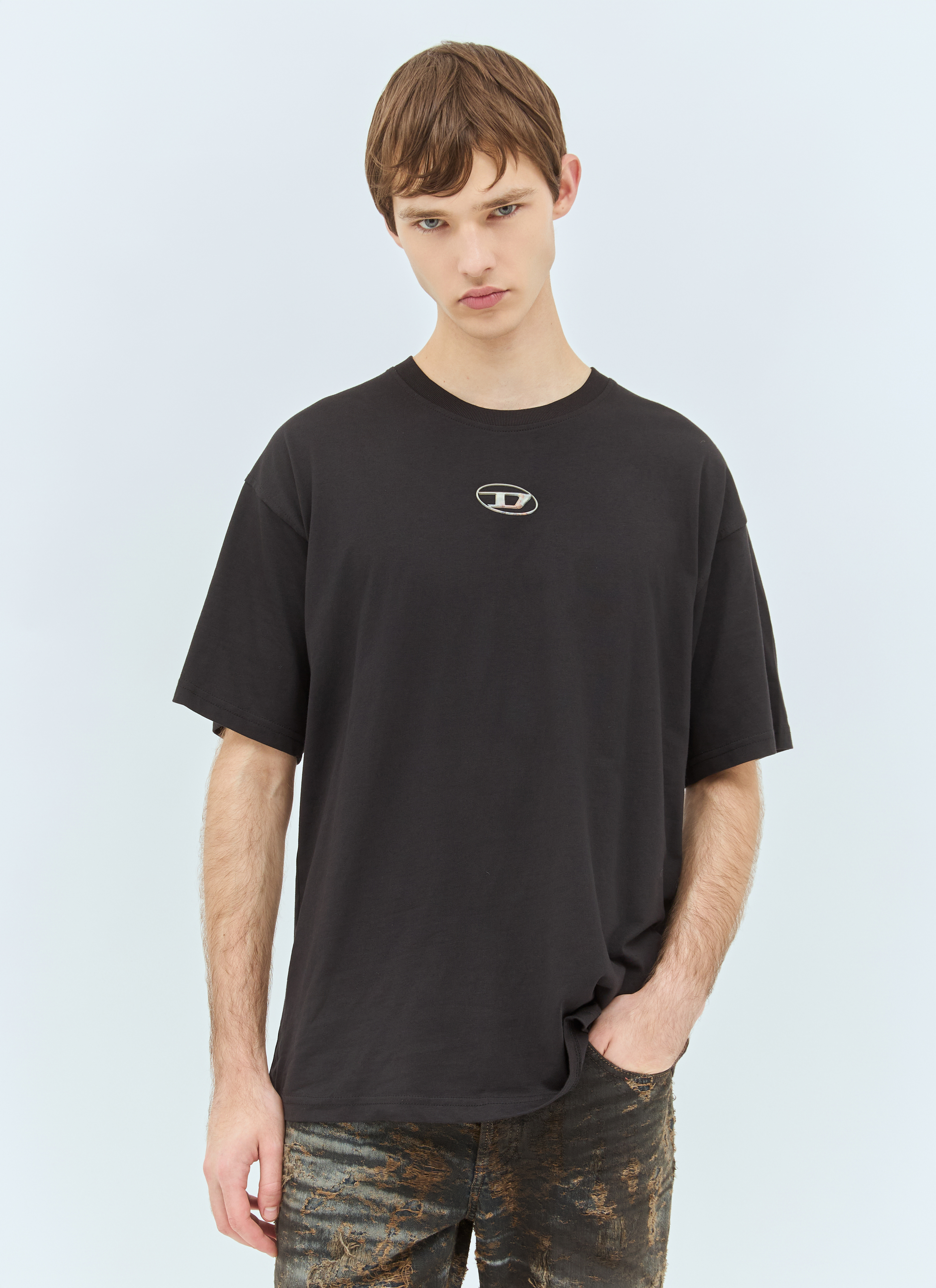 Diesel メンズ T-Boxt-S5 Tシャツ の ブラック | LN-CC® Diesel メンズ T-Boxt-S5 Tシャツ の ブラック | LN-CC®
