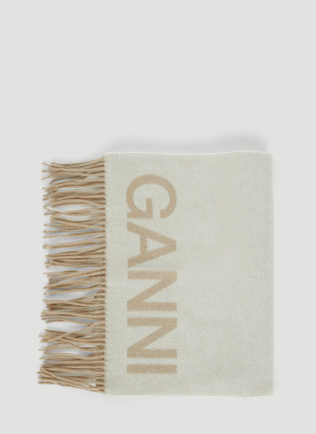 Logo Fringed Scarf
