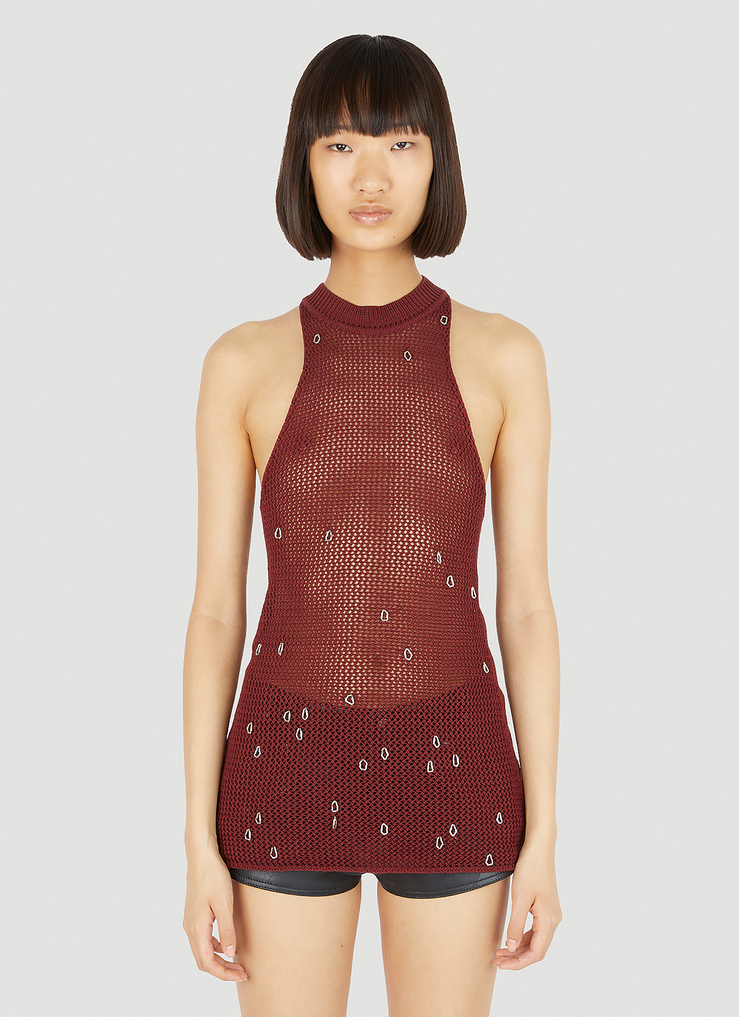 Net Knit Tank Top