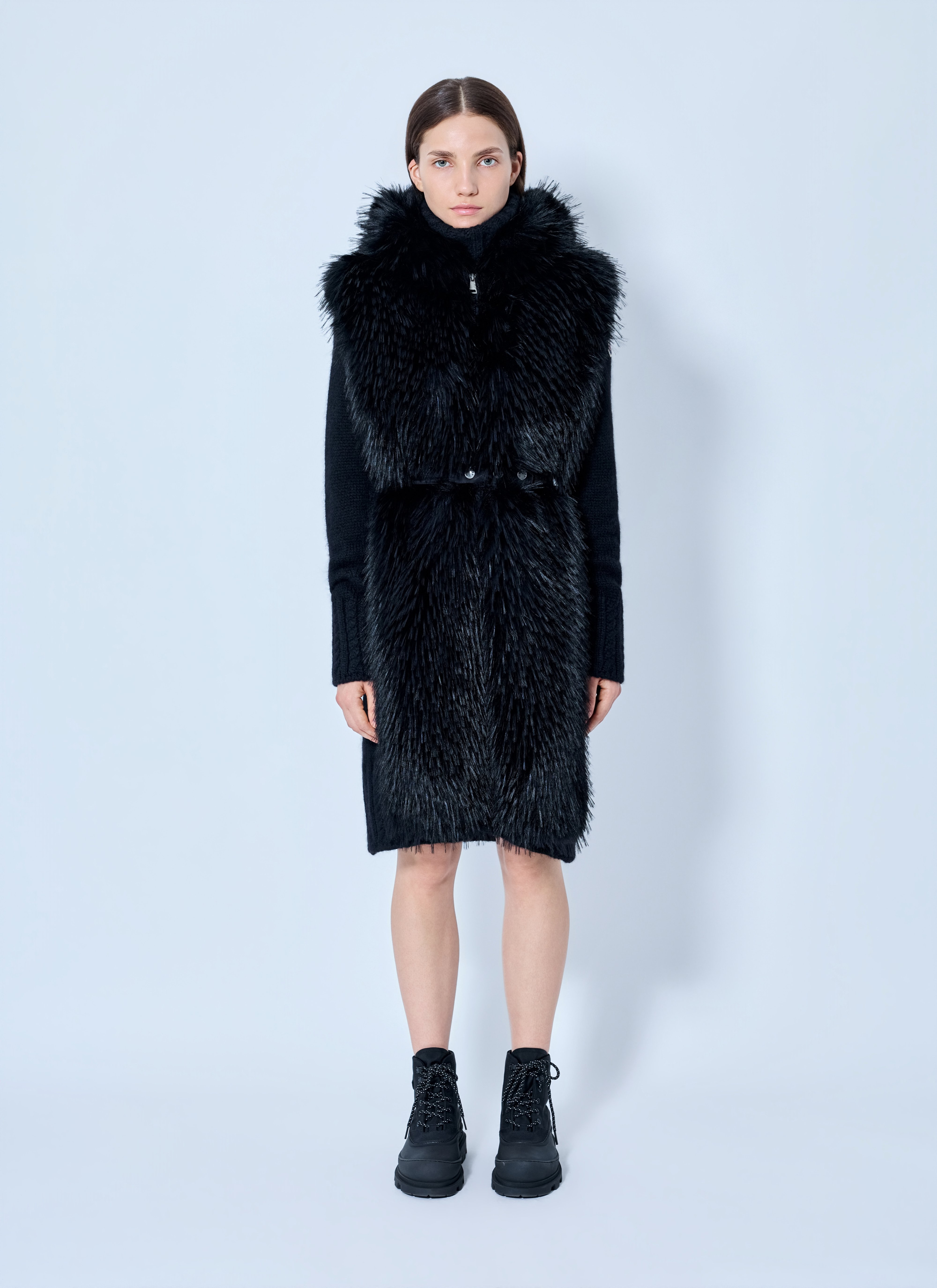 MONCLER Moncler Textured Wool-Blend Coat