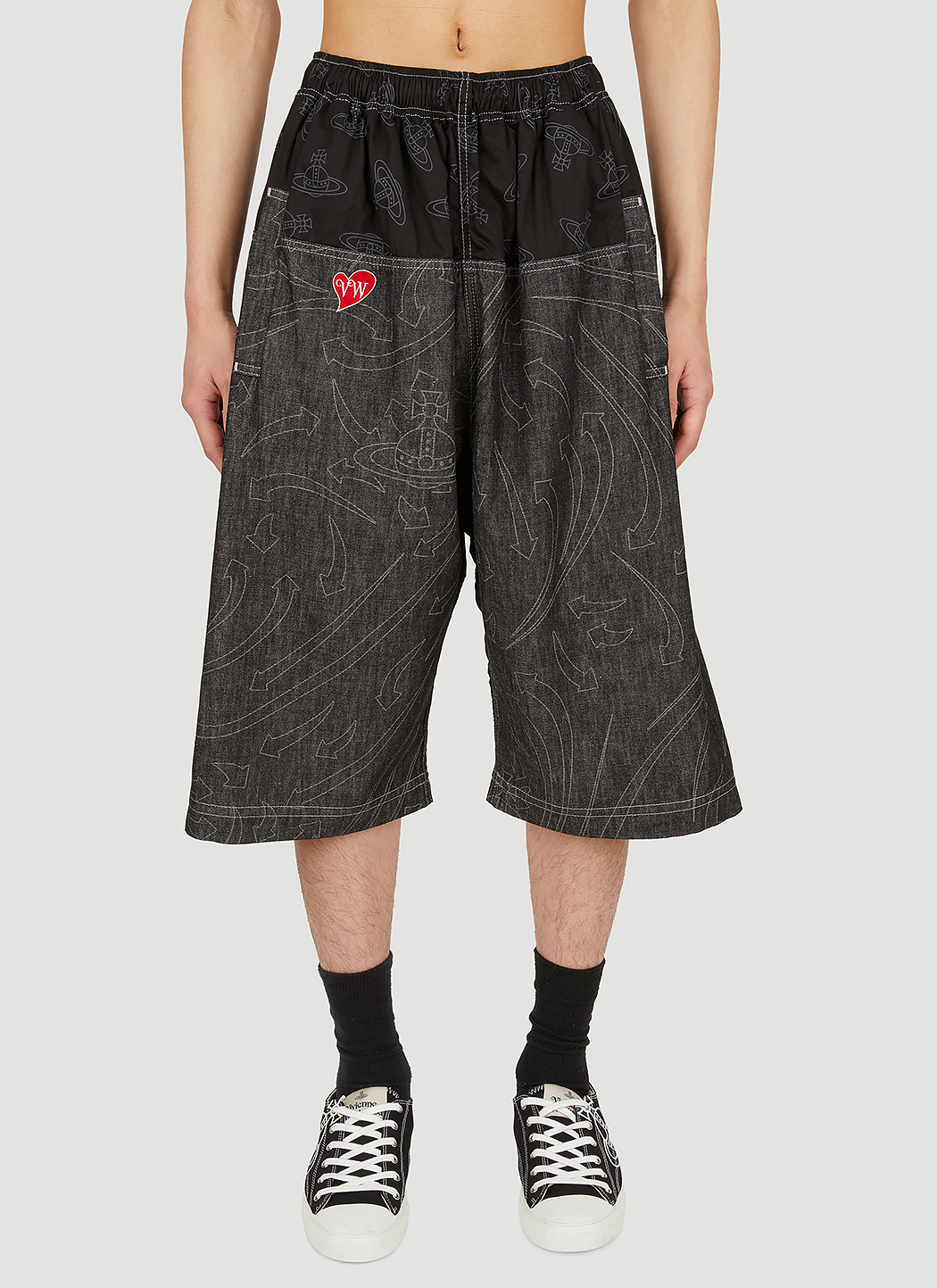 Cropped Kung Fu Shorts
