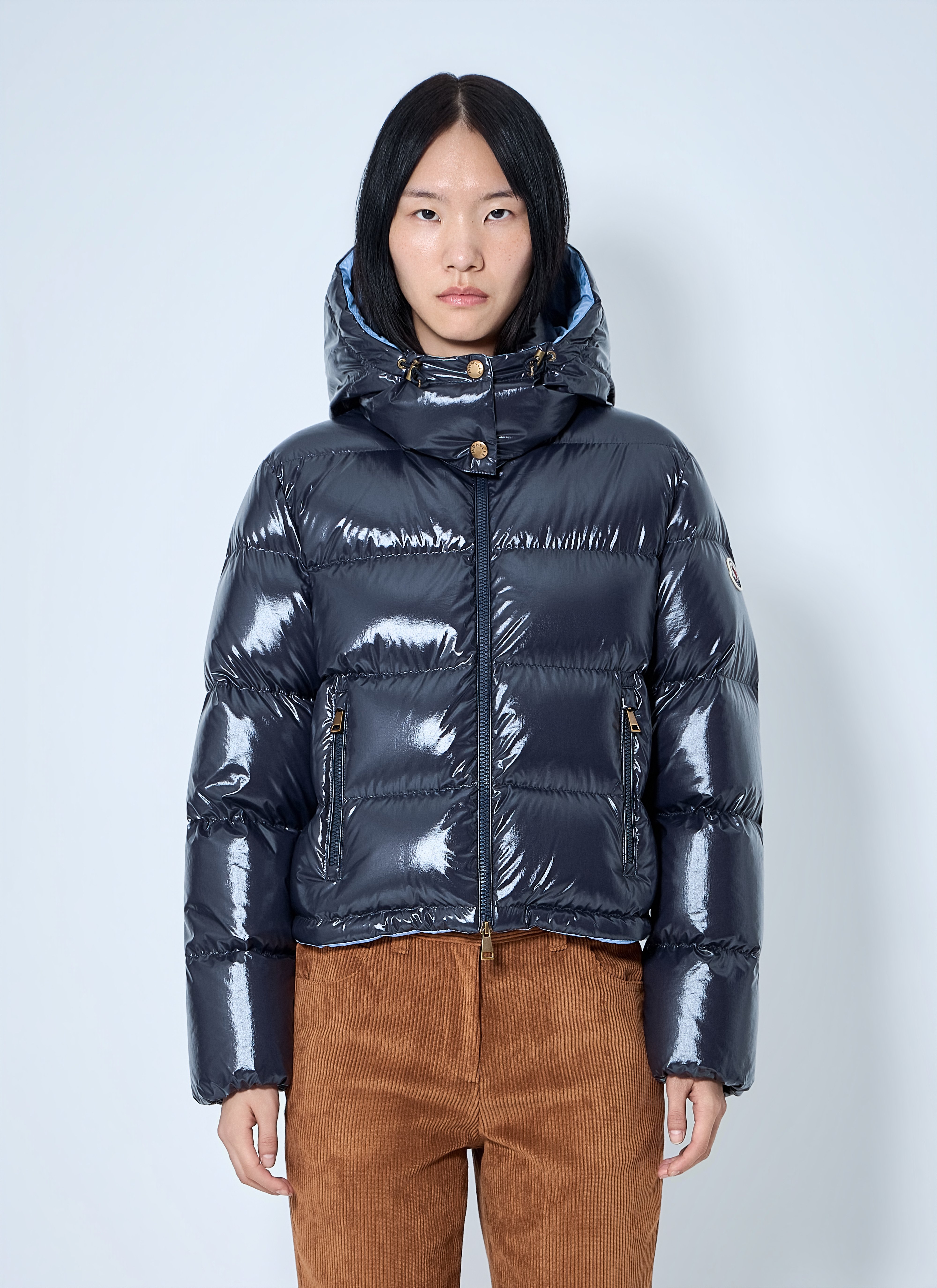 Moncler Women's' Niveole Quilted Jacket in Navy | LN-CC®