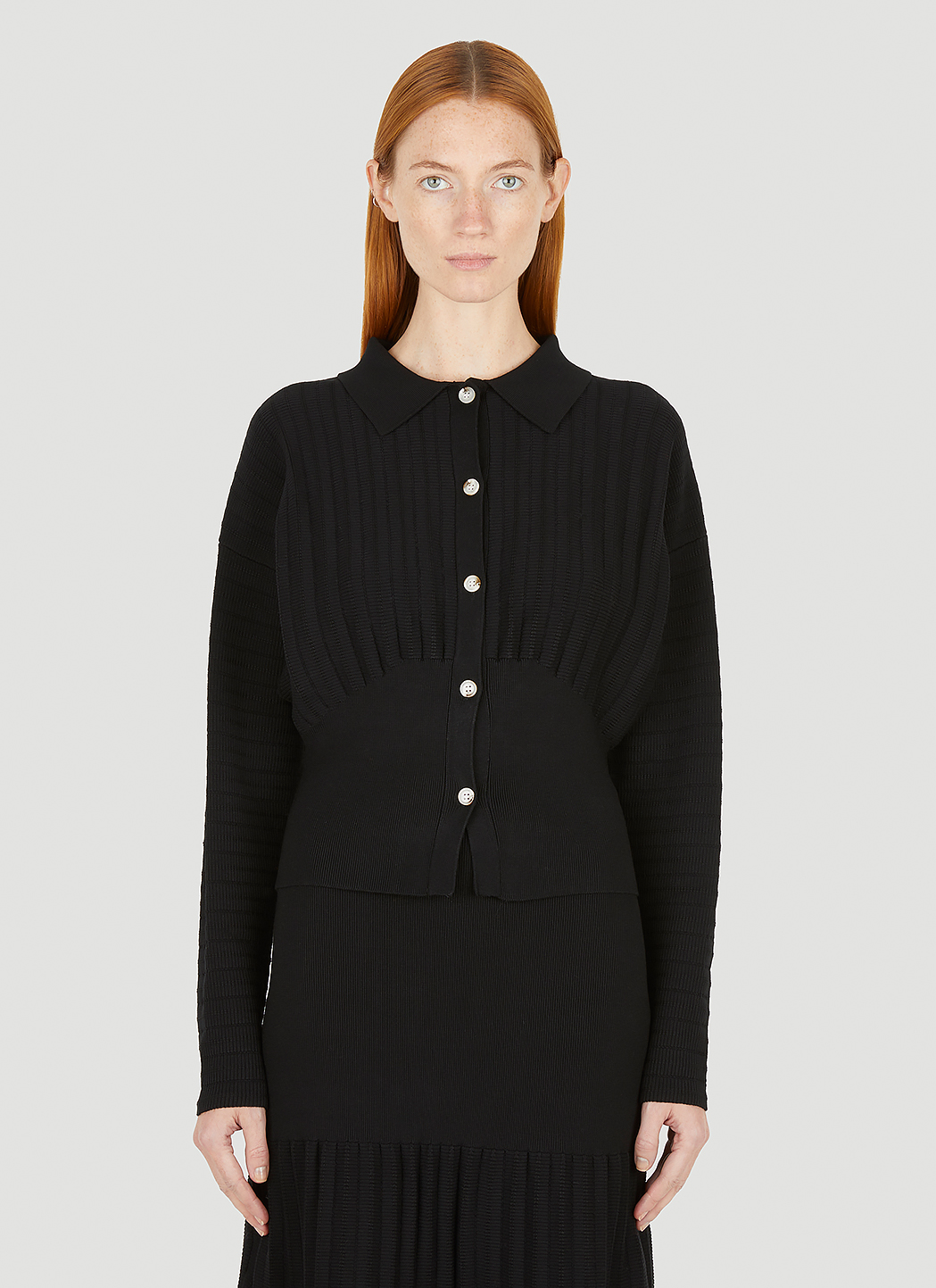 Accordian Knit Cardigan