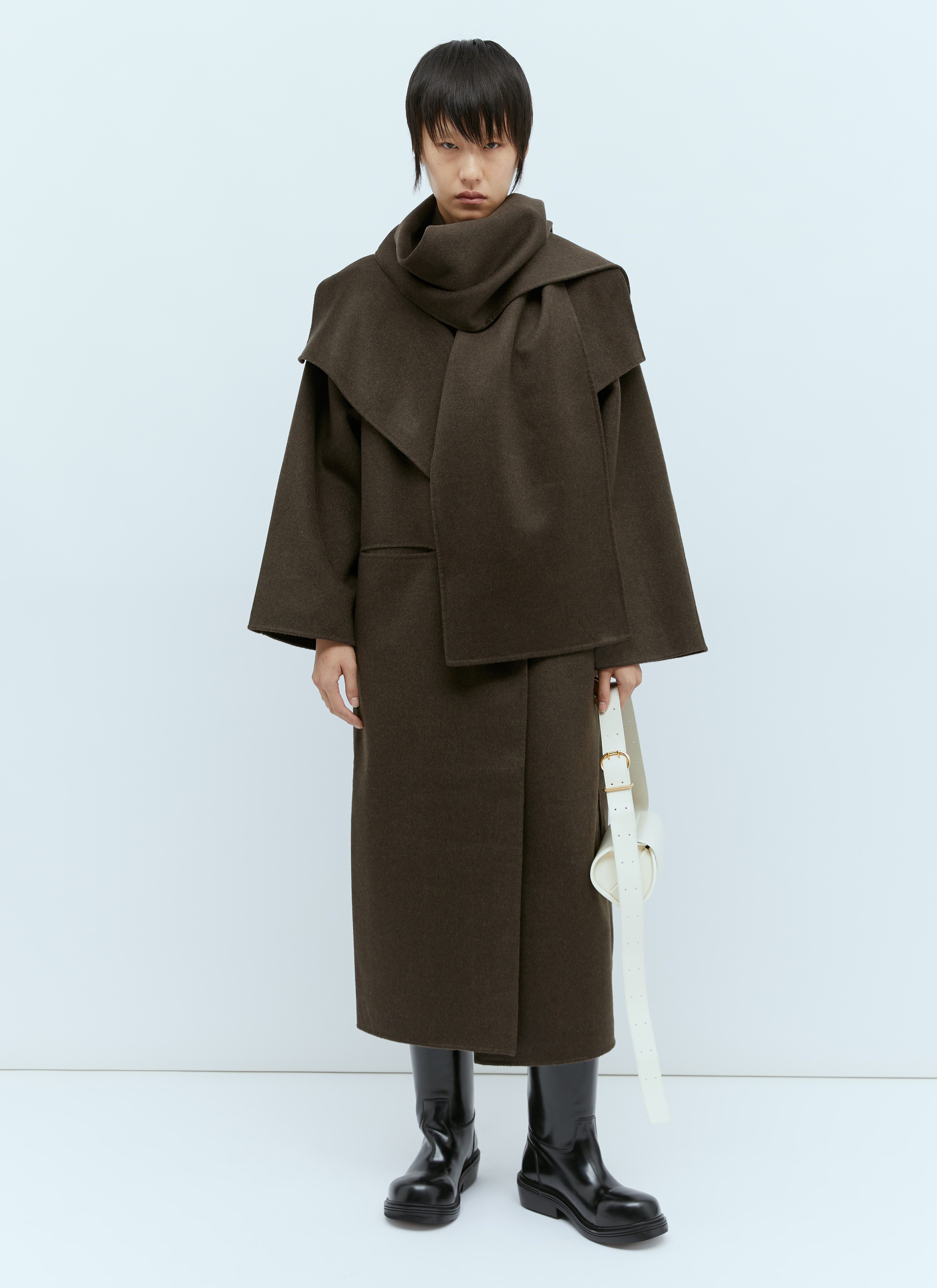 コート TOTEME Woman Coat Brown 234WRTWOU248FB0037 021 TOTEME Signature Coat | Brown | FARFETCH