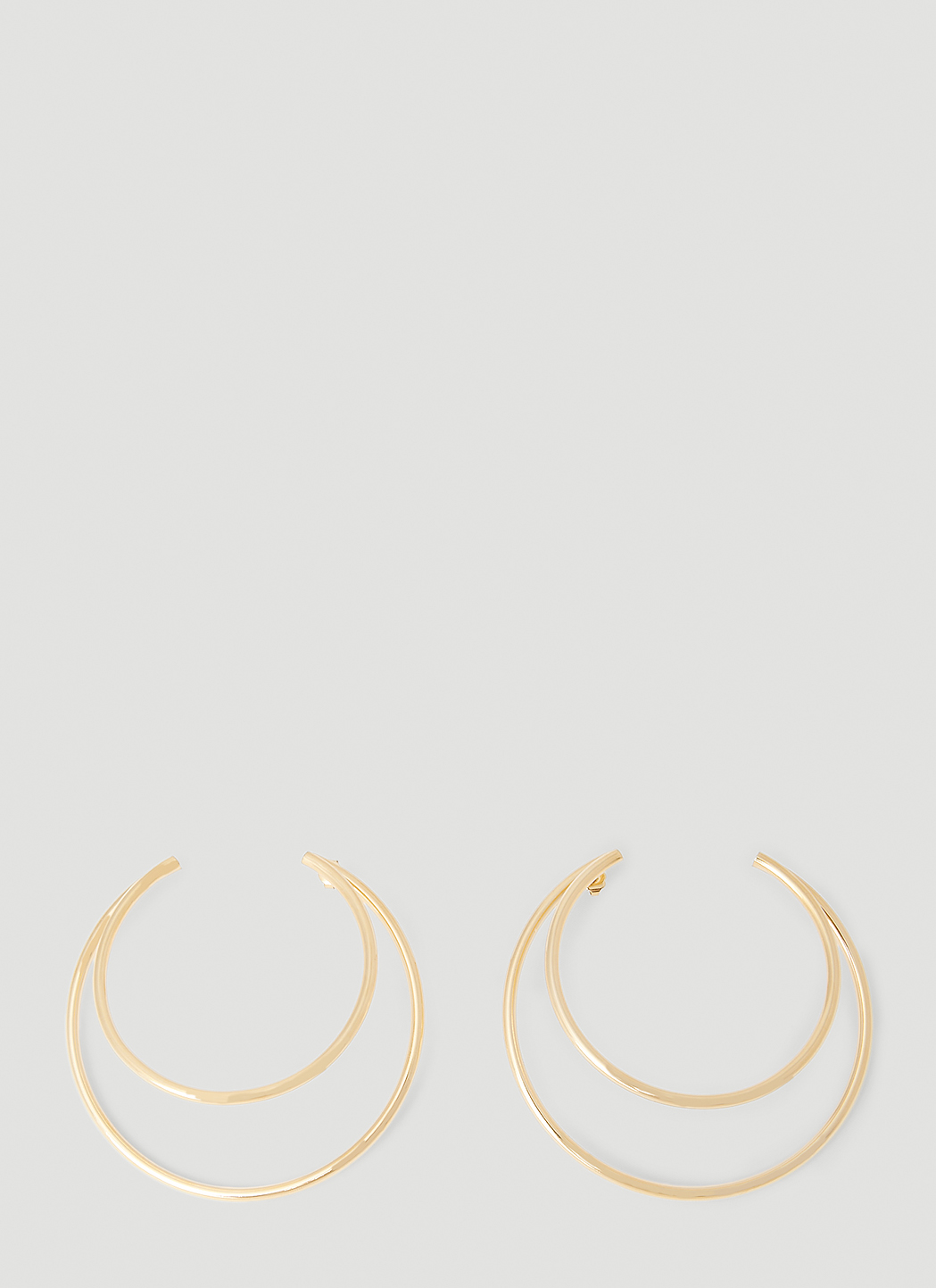Moon Hoop Earrings