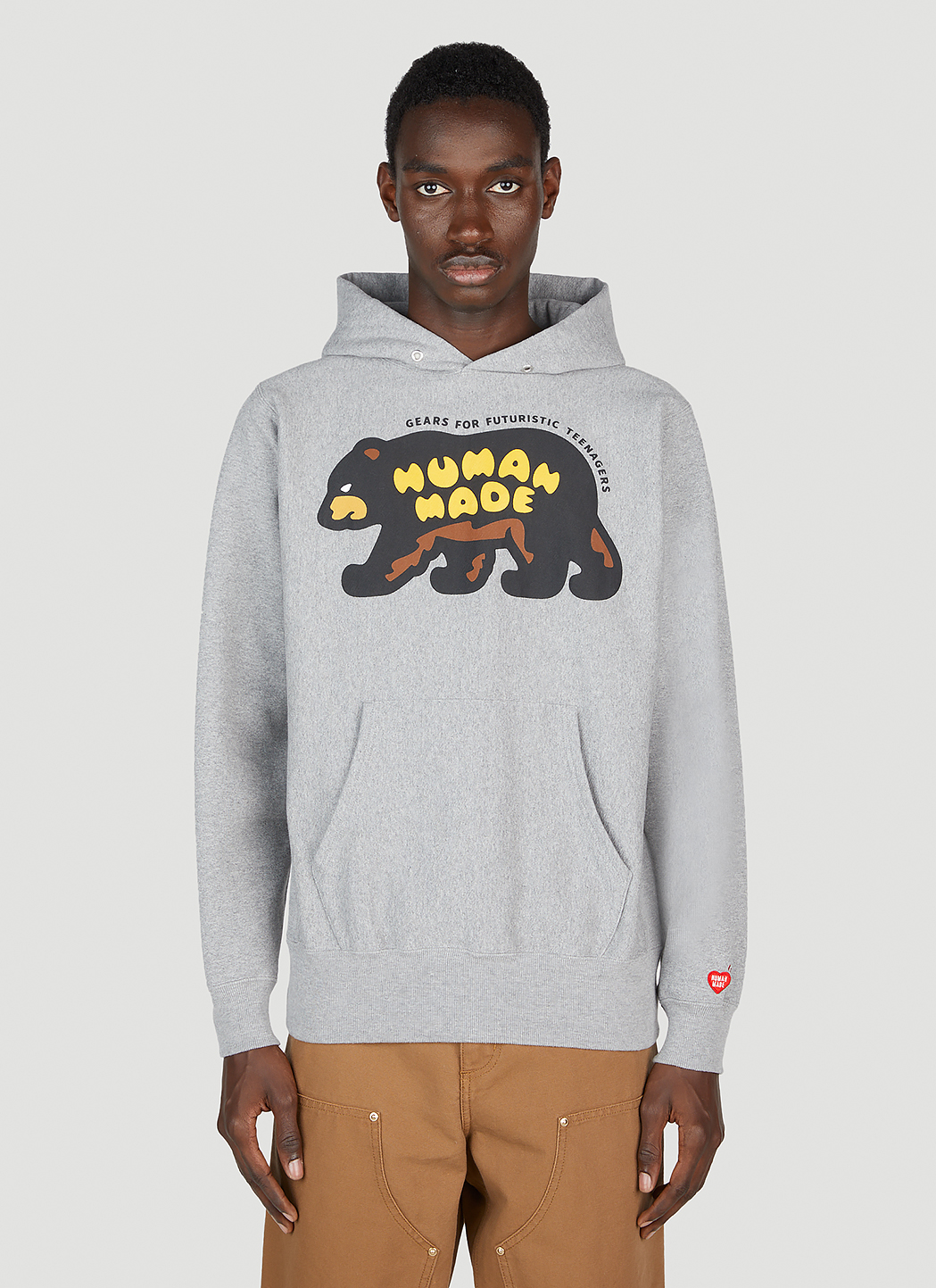 Graphic Print Hooded Sweatshirt