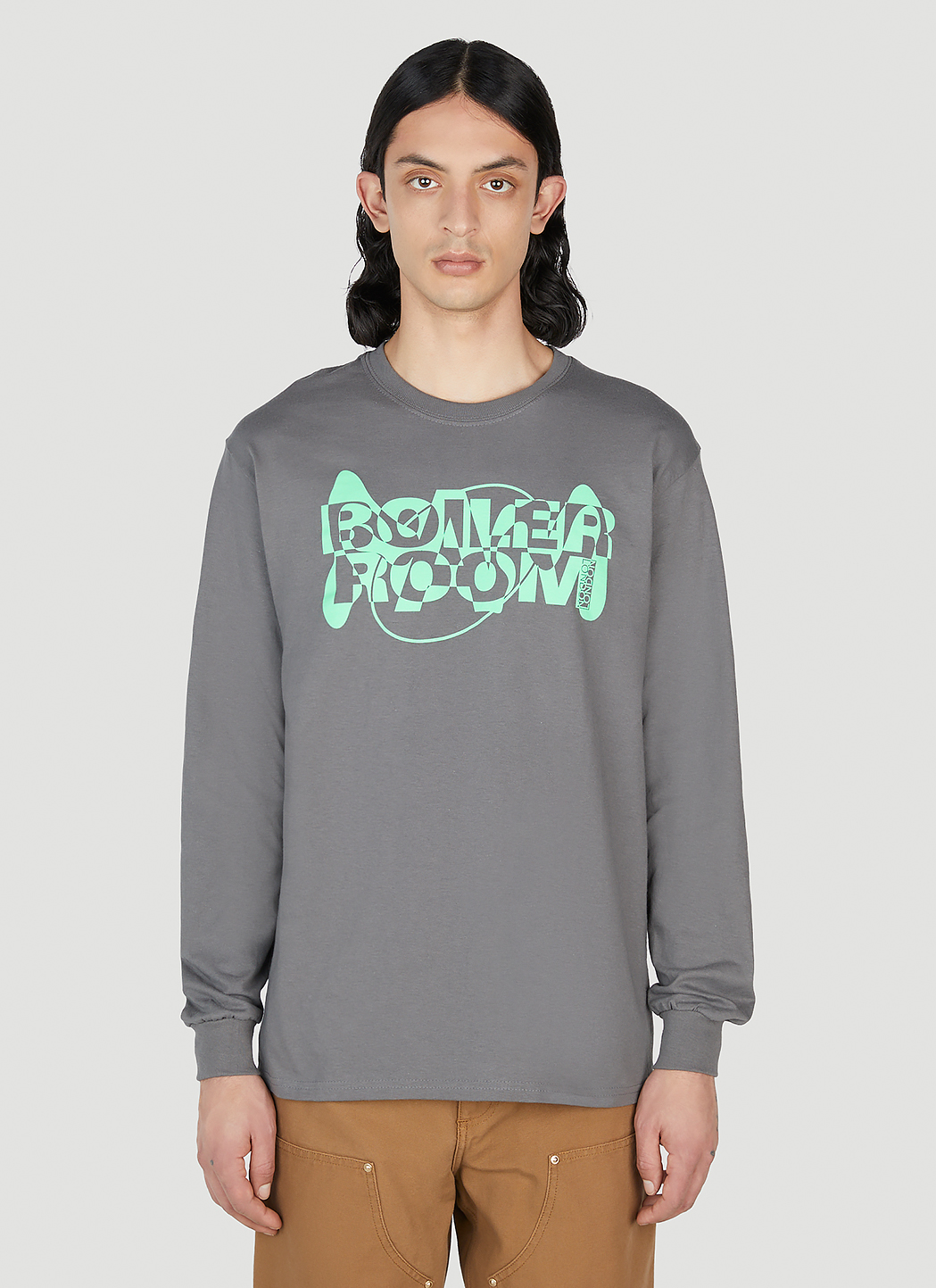 Logo Print Long Sleeve T-Shirt