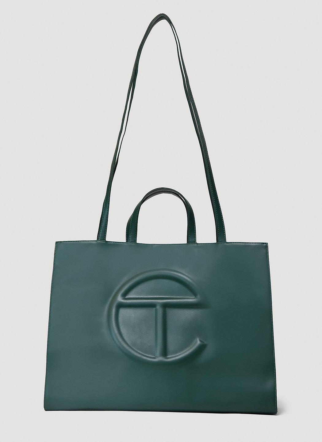 Telfar Unisex Large Shopping Bag in Green LNCC