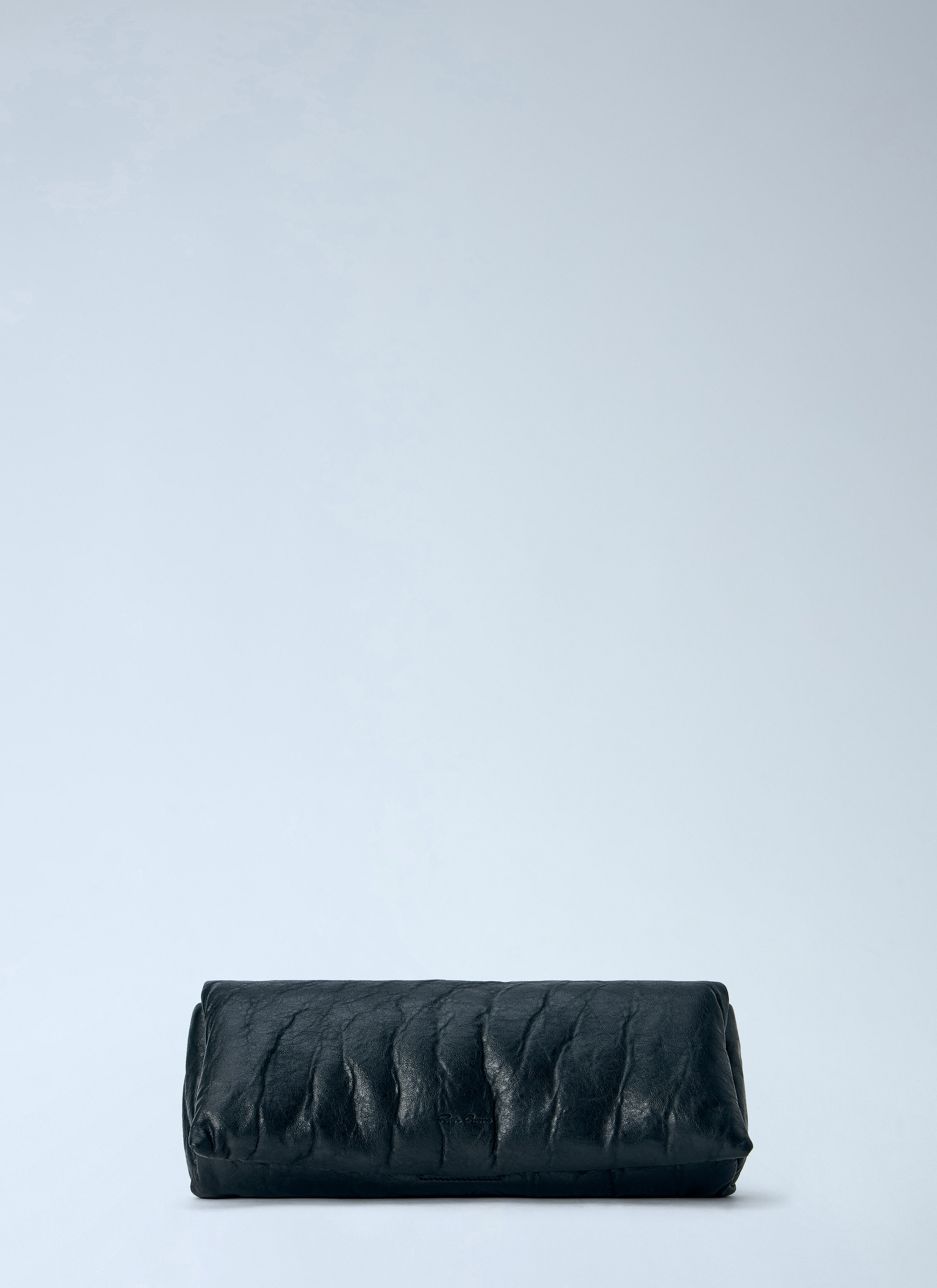 Rick Owens Rick Owens Ruched Leather Clutch