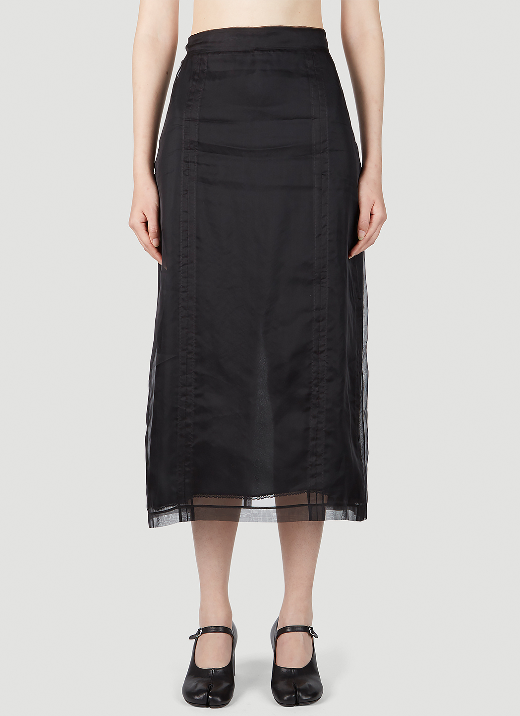 Organza Midi Skirt