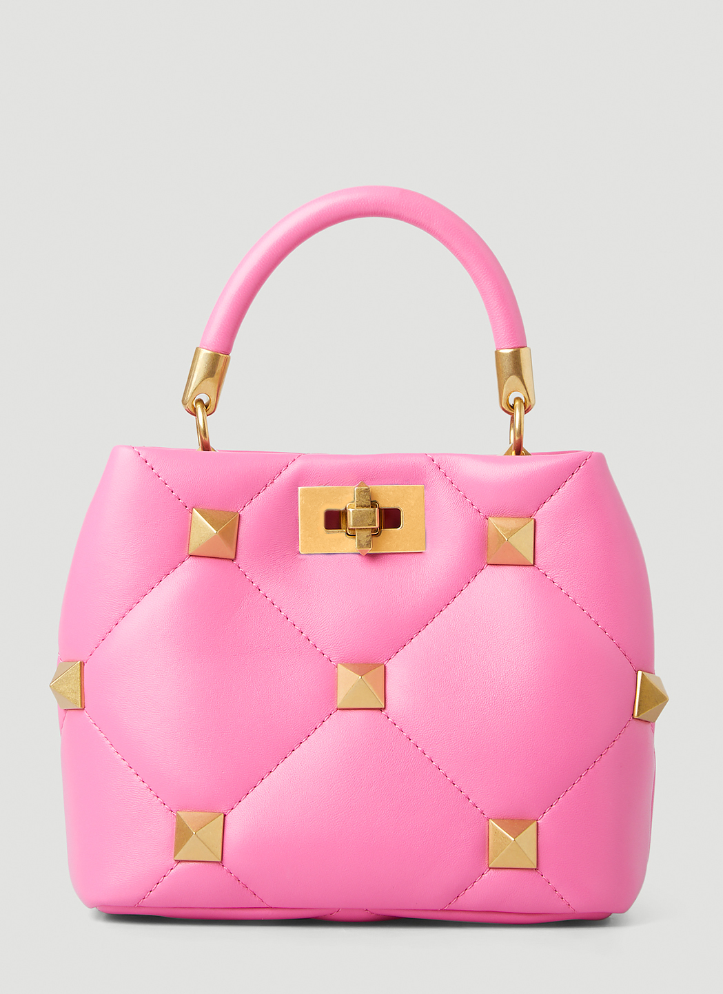 バッグ・カバンその他 VALENTINO Woman Mini bag Pink W2B0R20CVC WRP Valentino Garavani Rockstud Women Pink Leather Mini Backpack