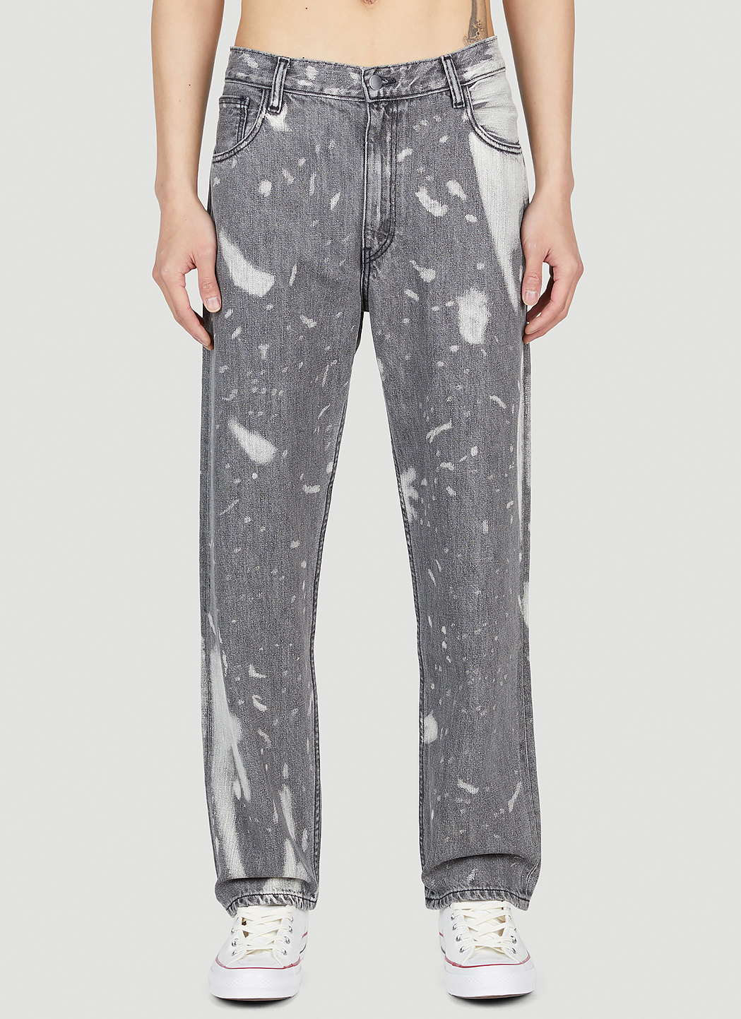 Bleached Relaxed Jeans