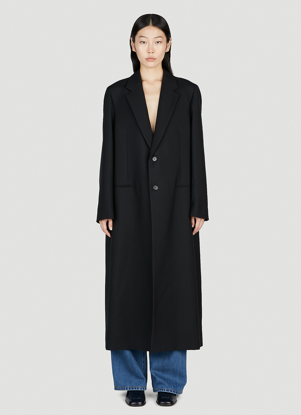 く*ろ様 remer WOOL OVERSIZE LONG COAT (3way WOOL OVERSIZE LONG COAT (3way) / ウールオーバーサイズロングコート