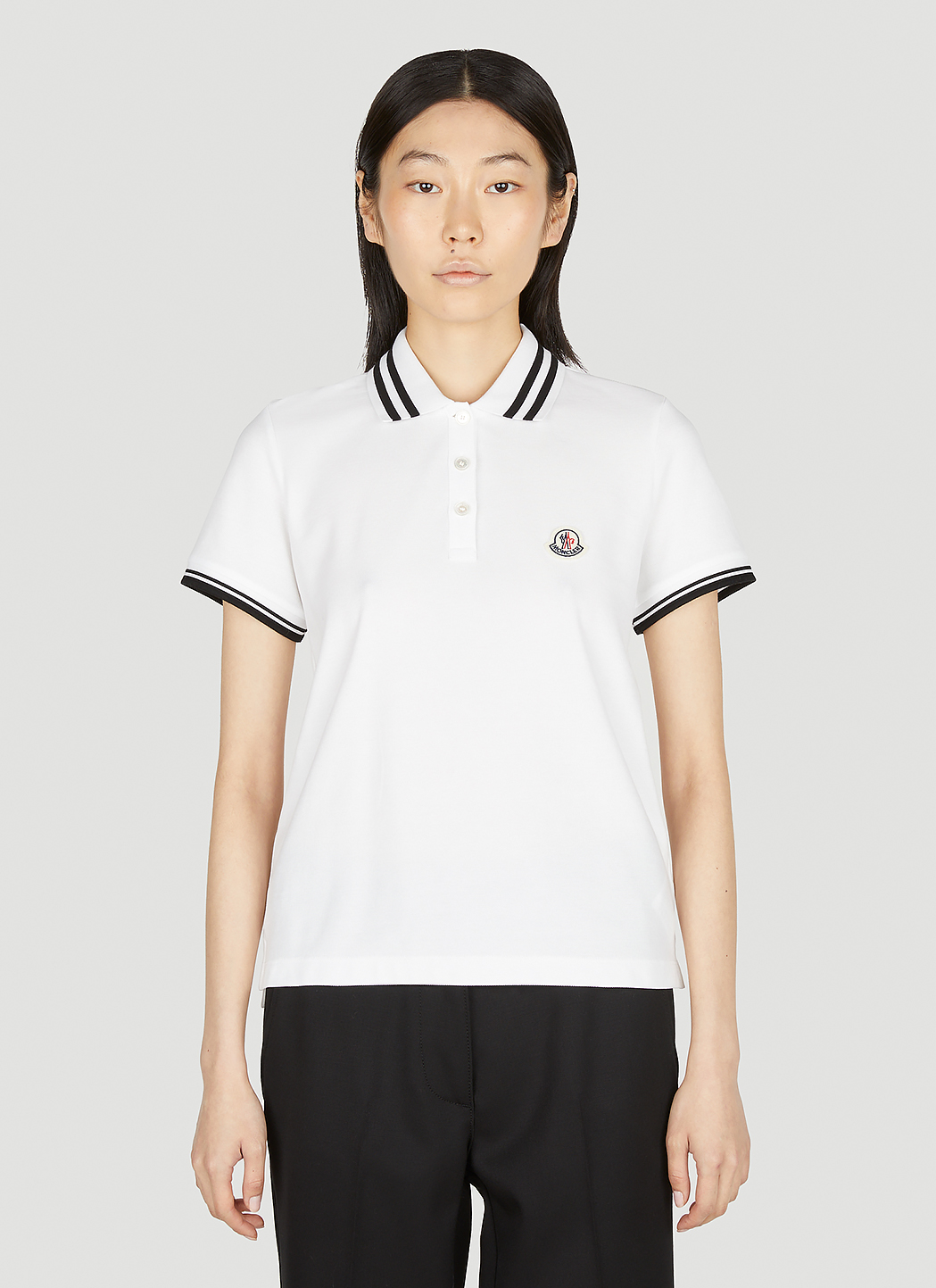 Logo Patch Polo Shirt