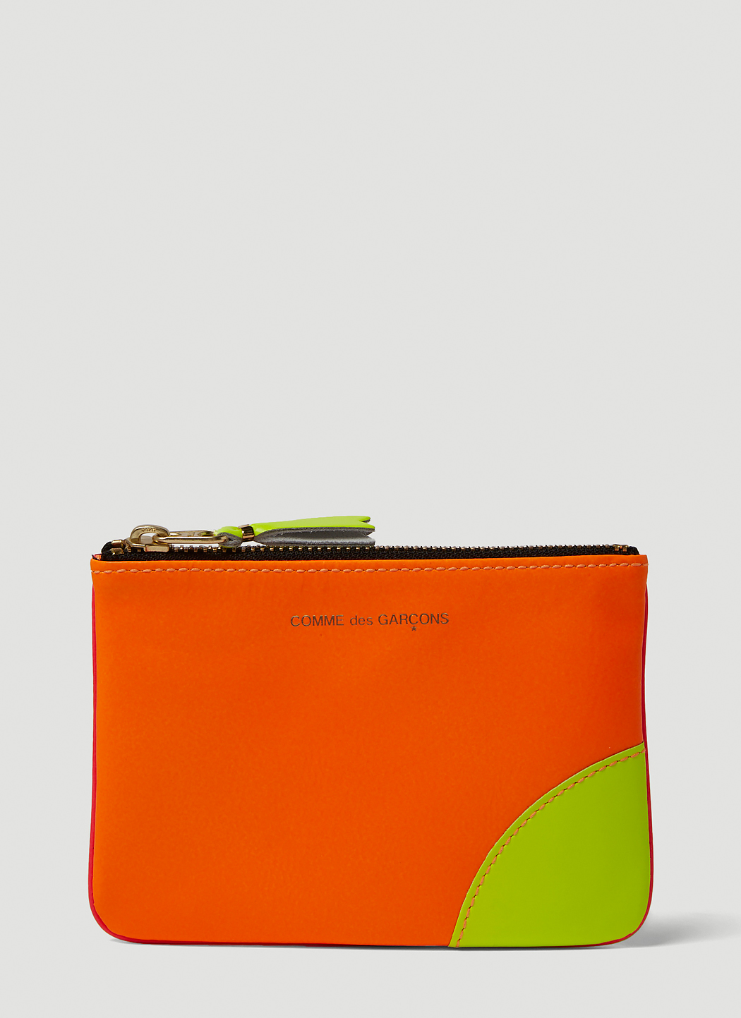 Comme Des Garcons Wallet Super Fluo Zip Wallet