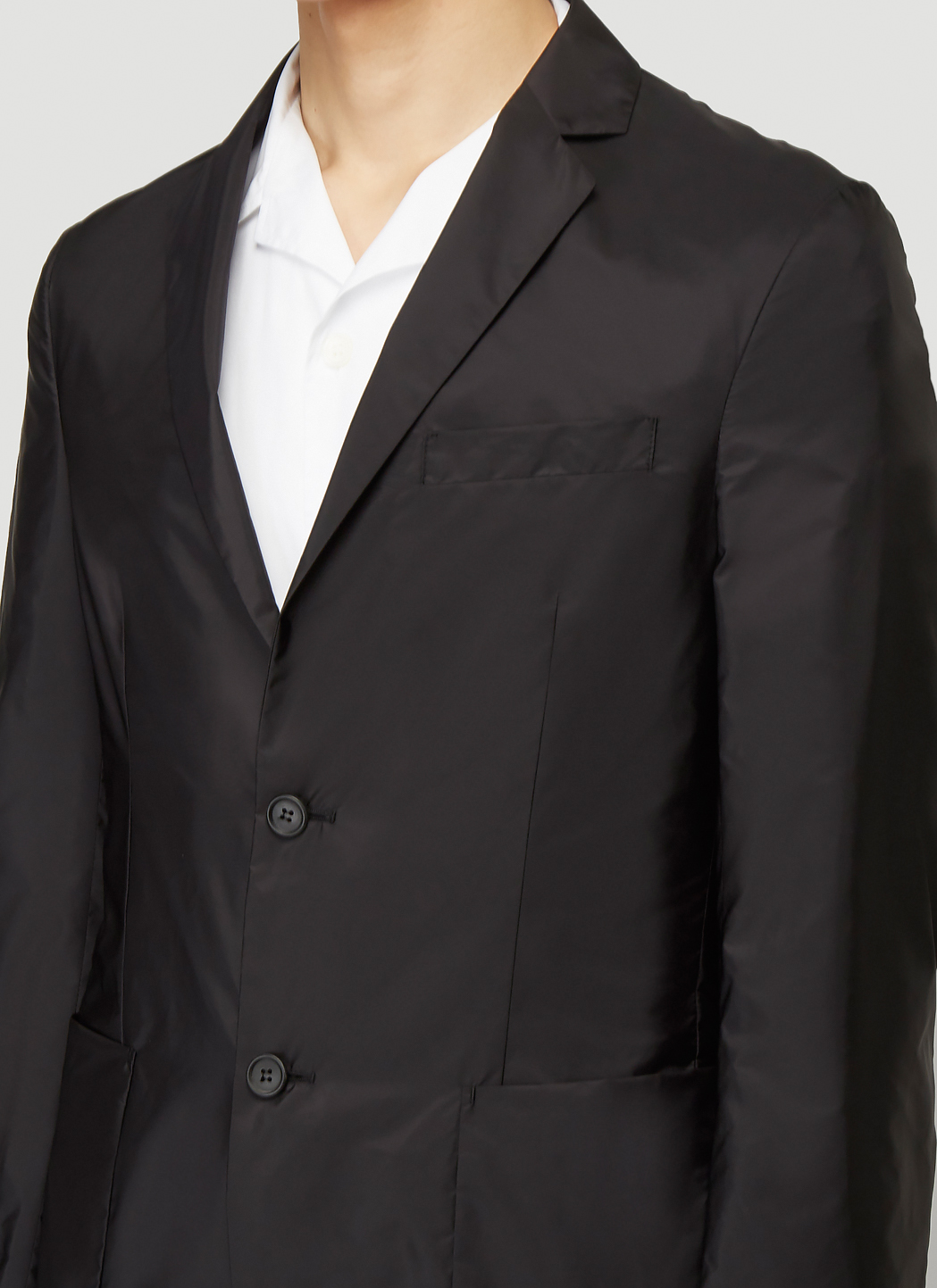 Prada Nylon Blazer in Black LNCC