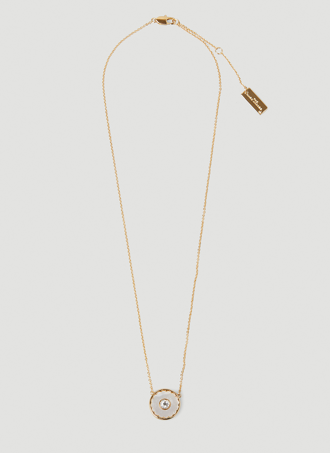Mother of Pearl Medallion Necklace