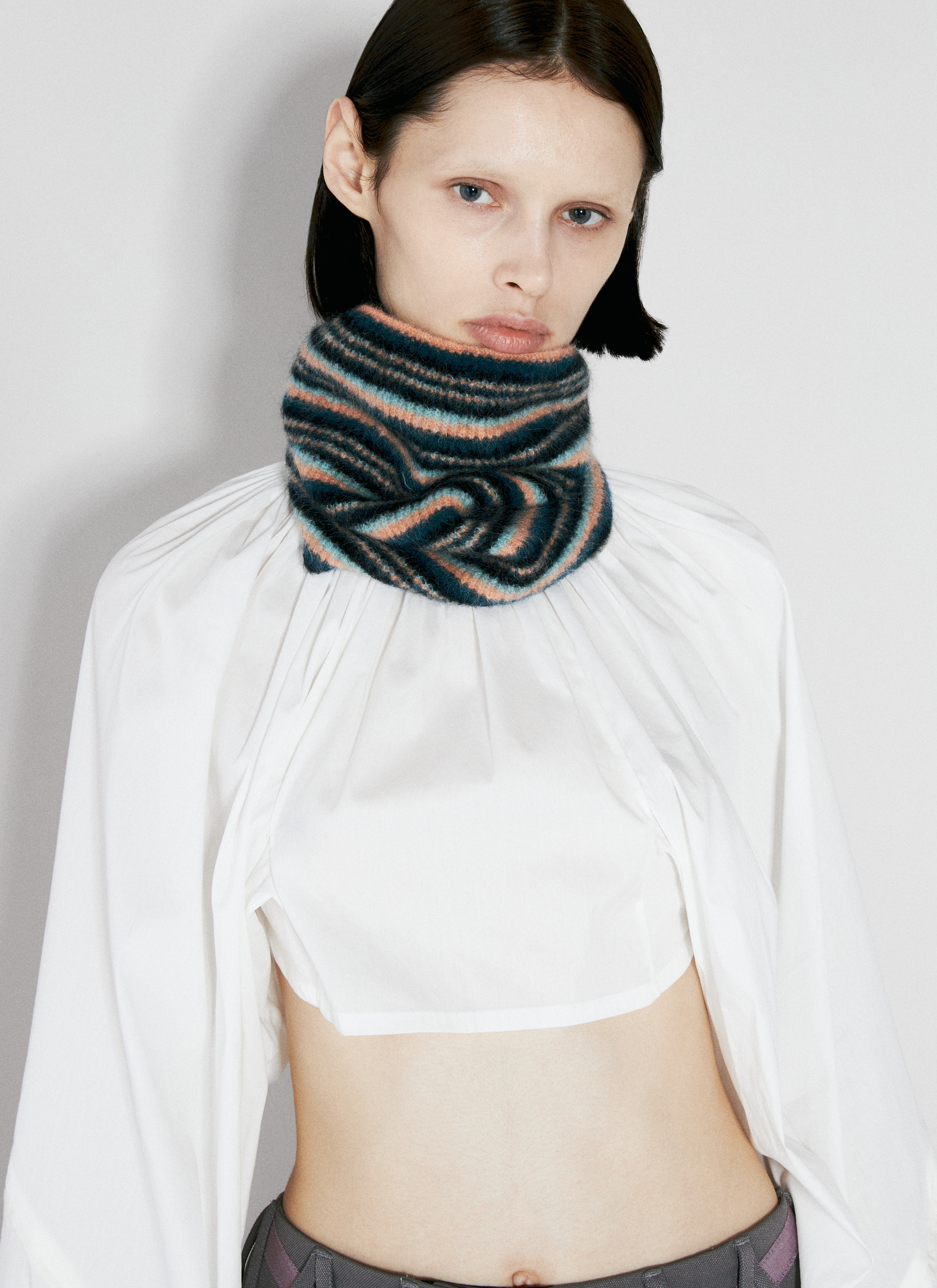KIKO KOSTADINOV Striped Neck Gaiter